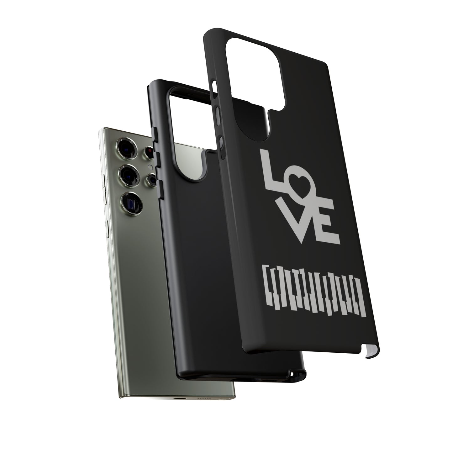 Black Piano Love | Mostly Android Cases | MAC