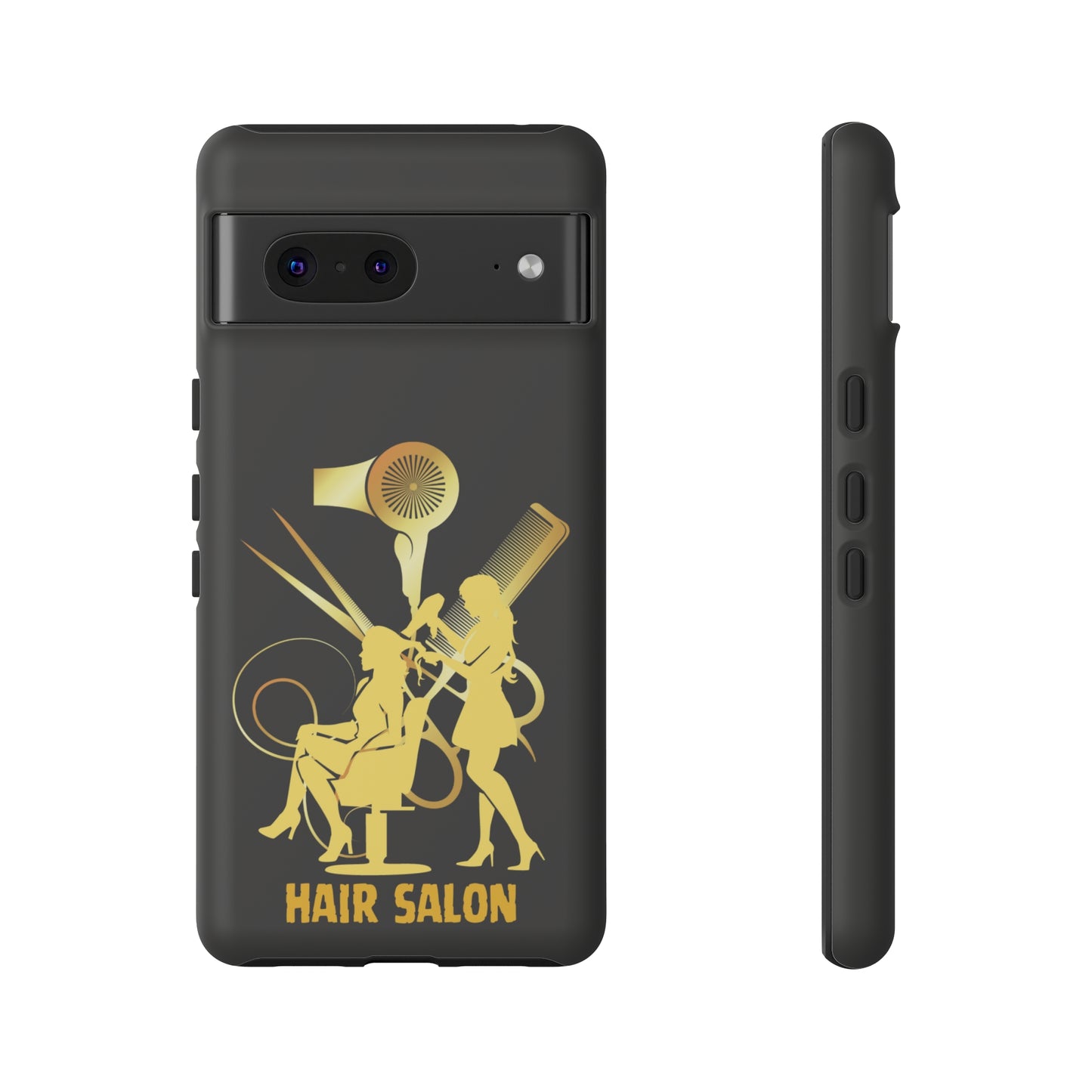 Black and Gold Hair Salon | Mostly Android Phone Cases | MAC