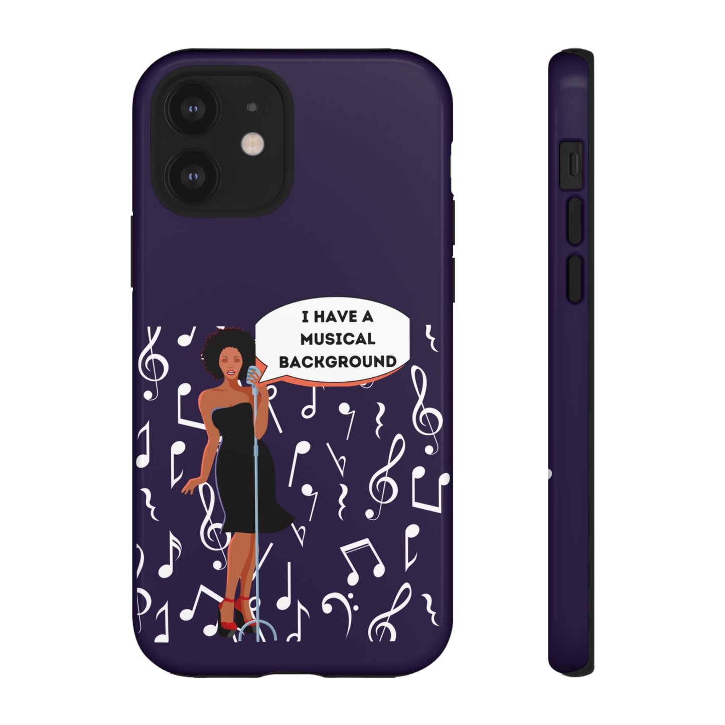 Lady Singer With Musical Background | Mostly Android Cases | MAC