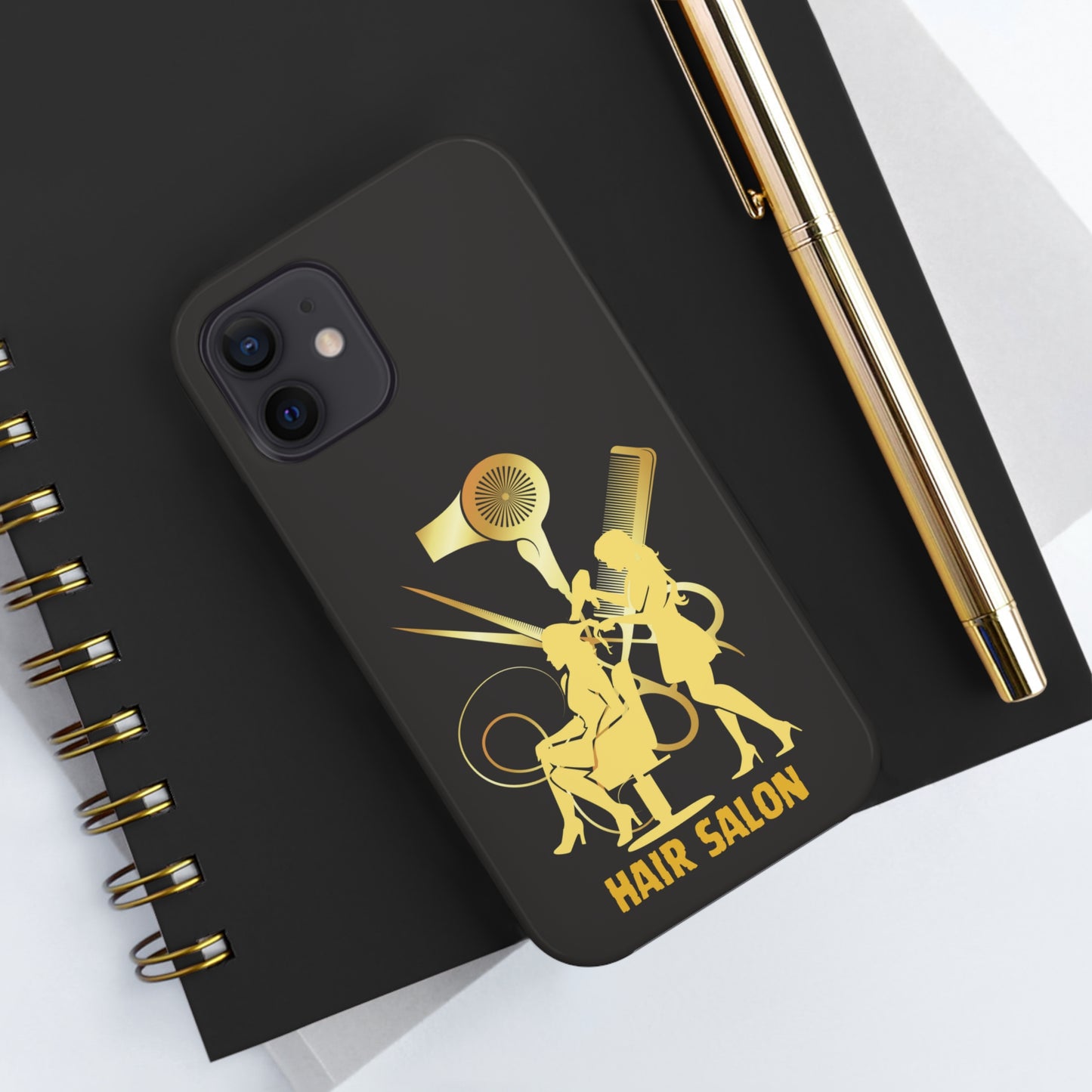 Black and Gold Hair Salon | Mostly iPhone Cases | MIC