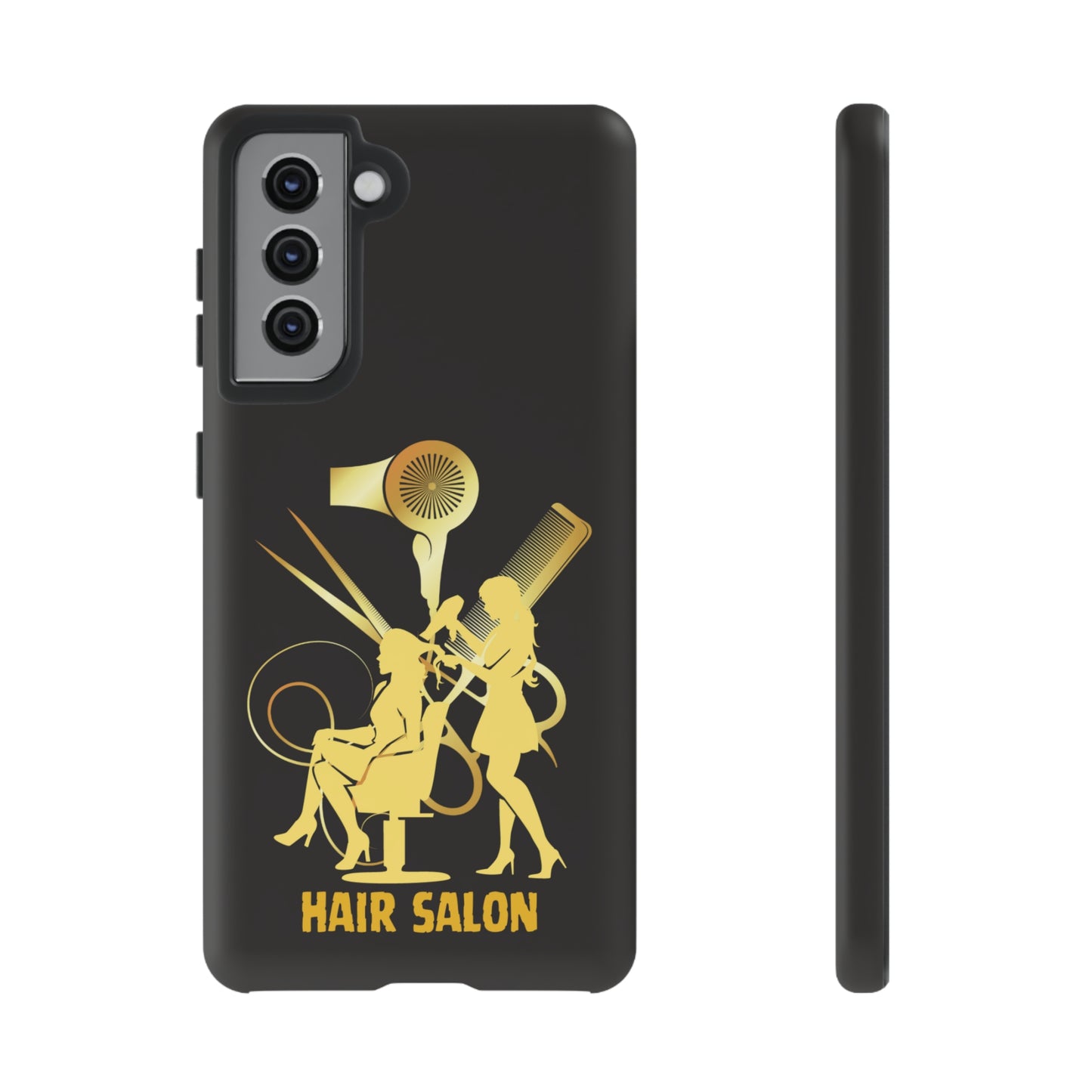 Black and Gold Hair Salon | Mostly Android Phone Cases | MAC