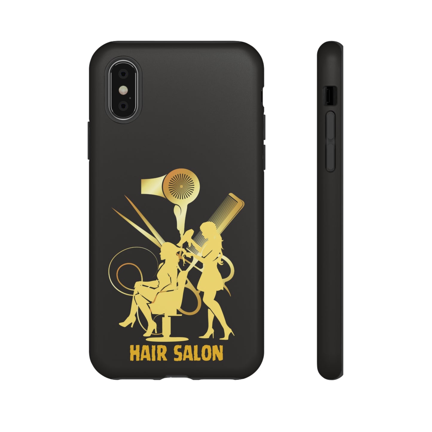 Black and Gold Hair Salon | Mostly Android Phone Cases | MAC