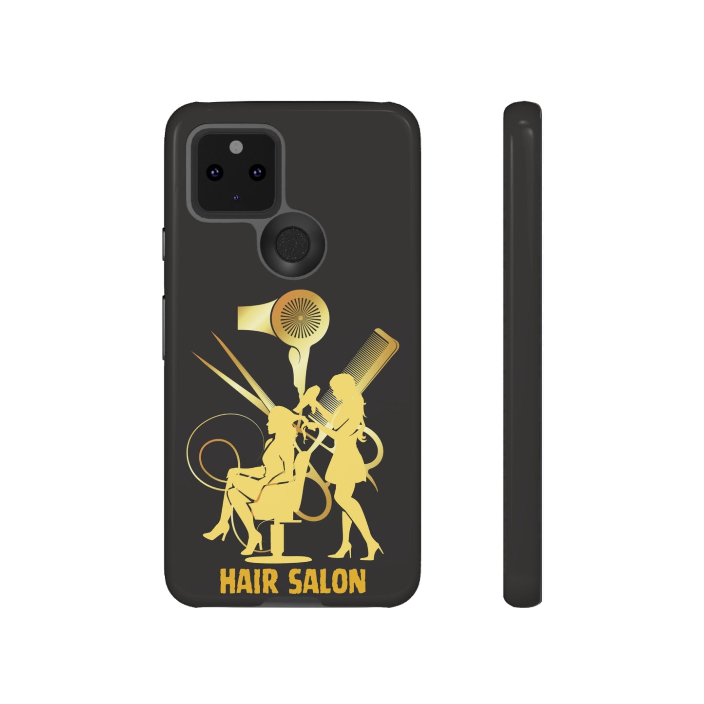 Black and Gold Hair Salon | Mostly Android Phone Cases | MAC