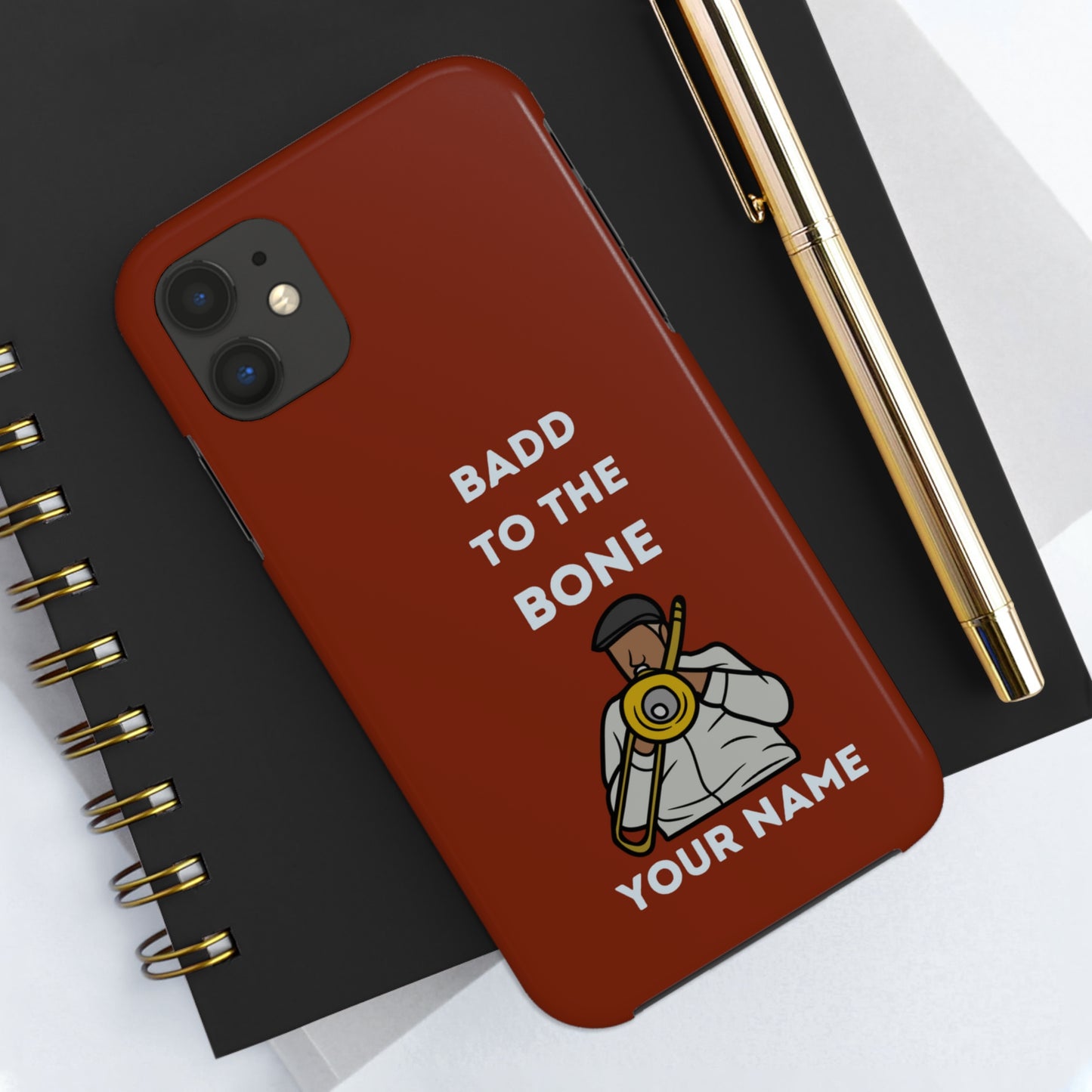 Badd to the Bone Trombone Man Phone Case | Mostly iPhone Cases | MIC