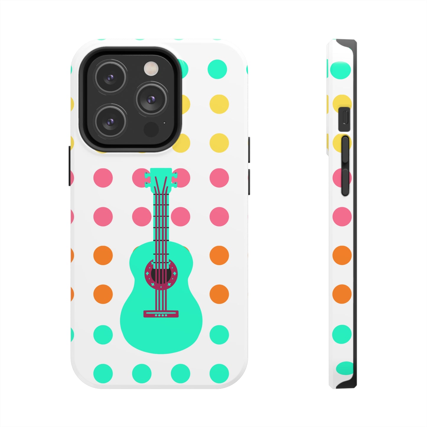 Guitar on Candy Buttons | Mostly iPhone Cases | MIC