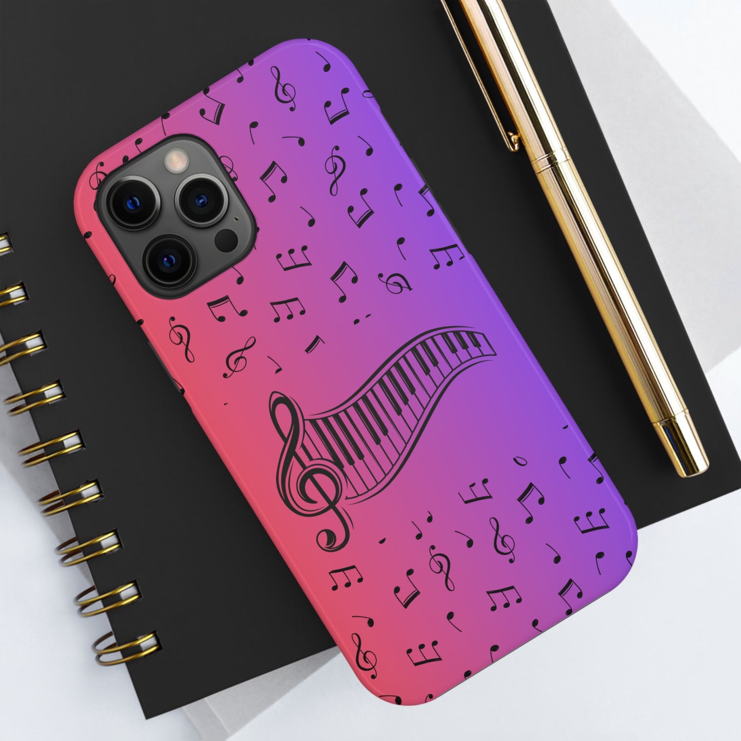 Piano Keyboard on Music Notes & Clefs | Mostly iPhone Cases | MIC