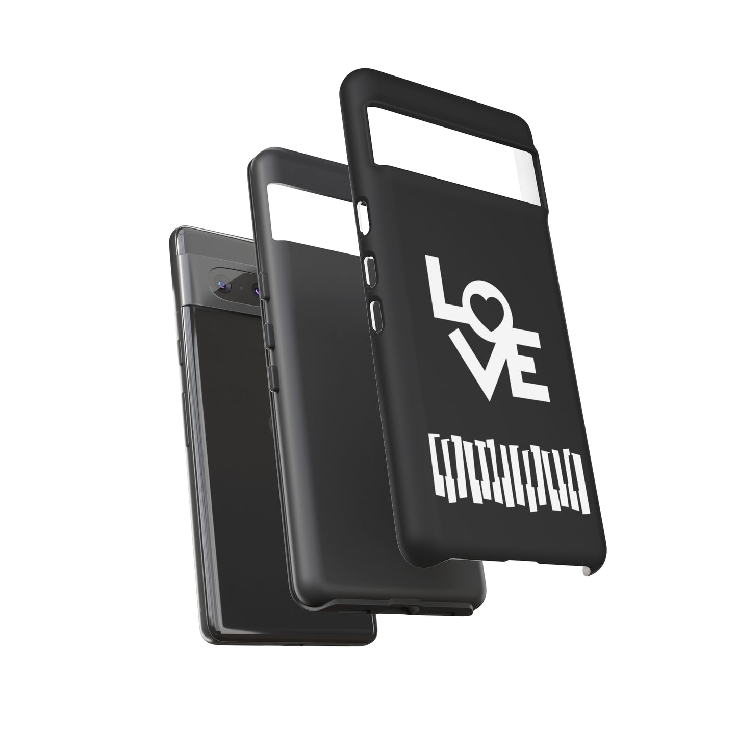 Black Piano Love | Mostly Android Cases | MAC