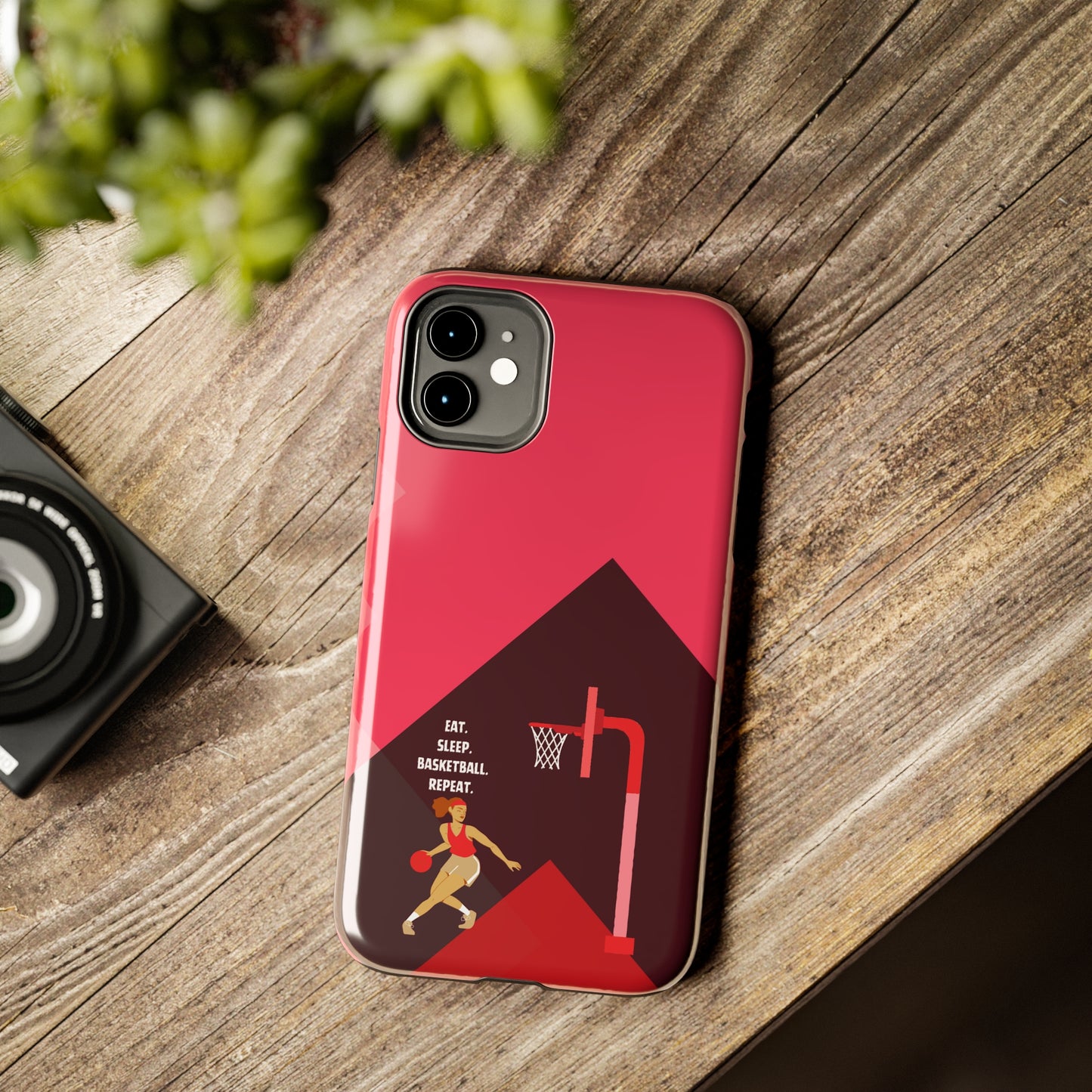 Red Basketball Girl | Mostly iPhone Cases | MIC