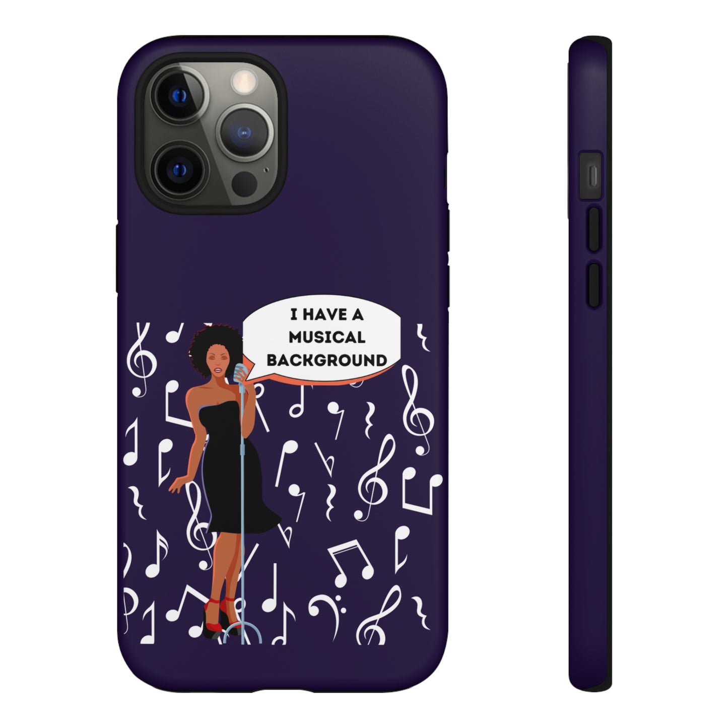 Lady Singer With Musical Background | Mostly Android Cases | MAC