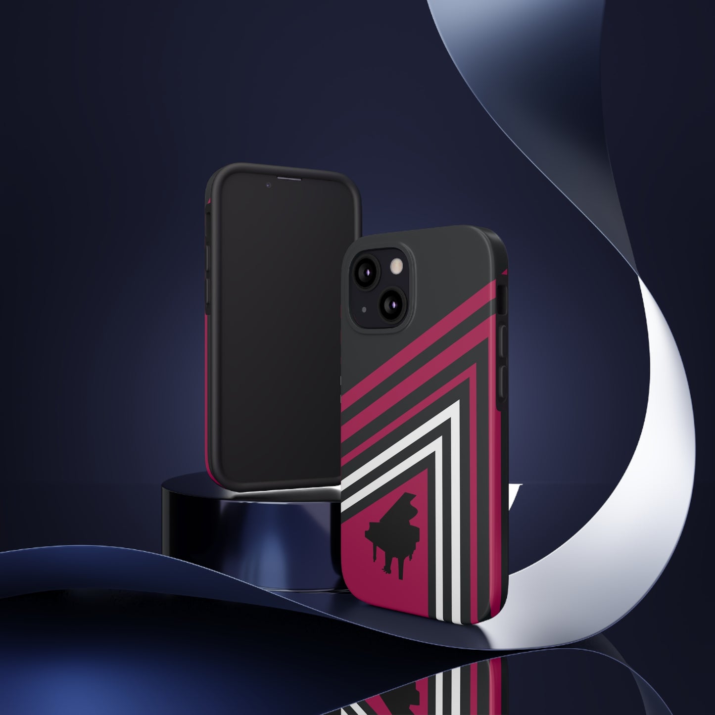 Triangle Stripe Piano Design | Mostly iPhone Cases | MIC