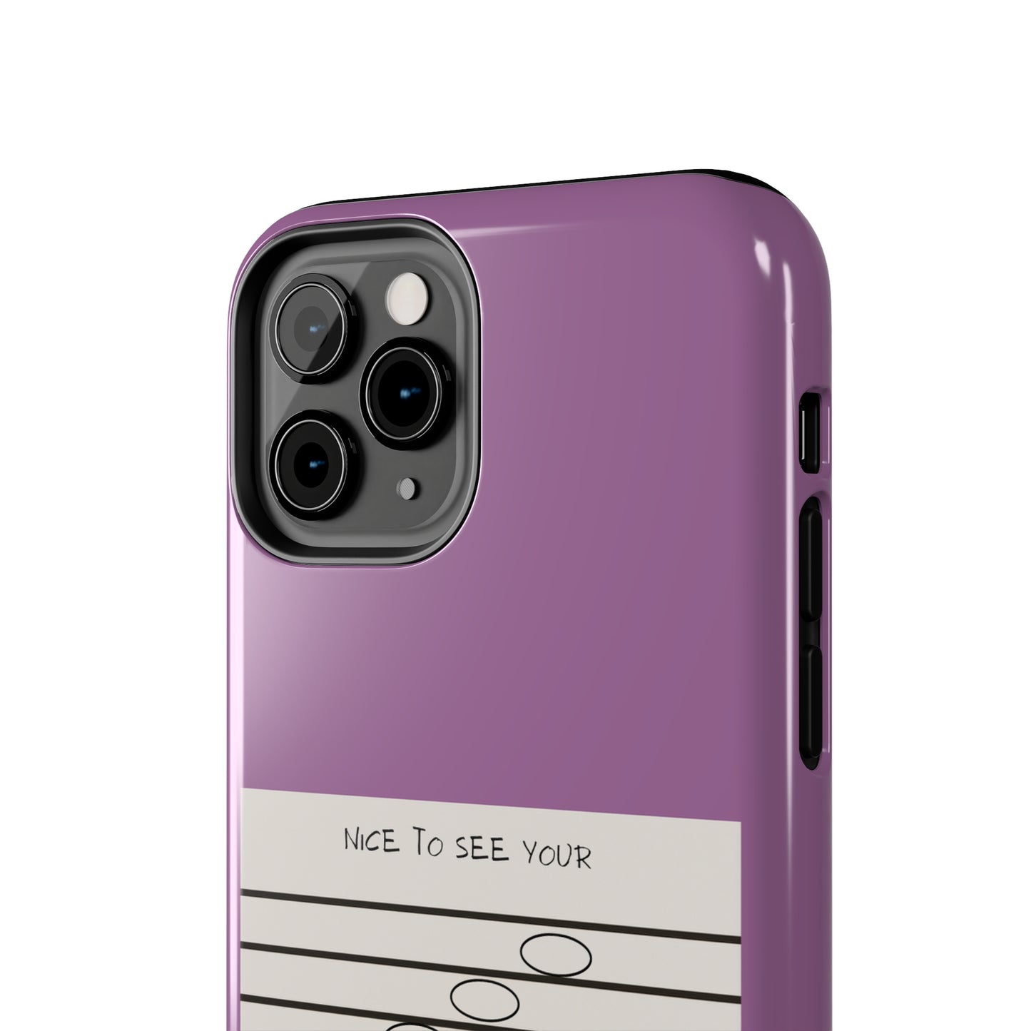 Purple Nice To See Your Face | Mostly iPhone Cases | MIC