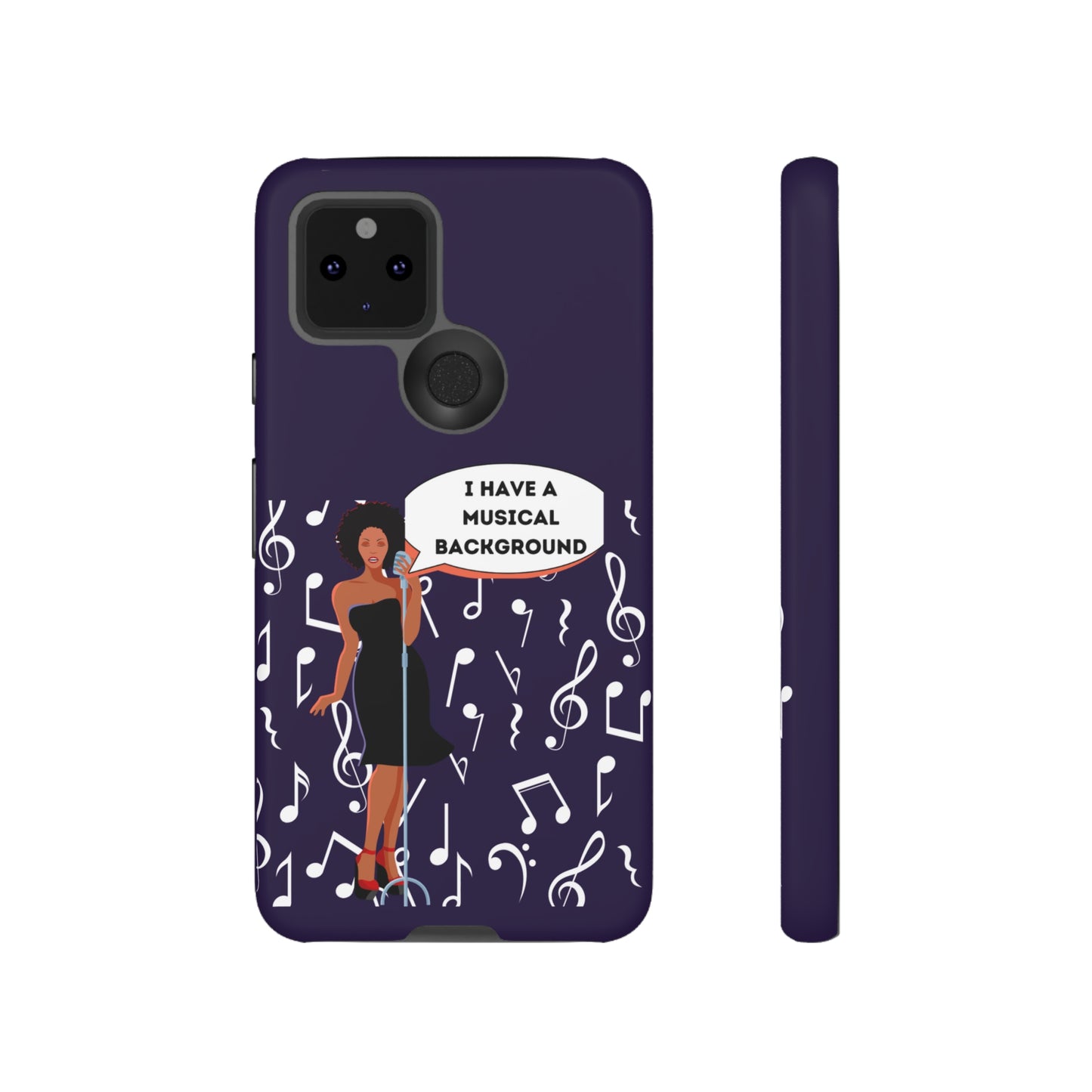 Lady Singer With Musical Background | Mostly Android Cases | MAC