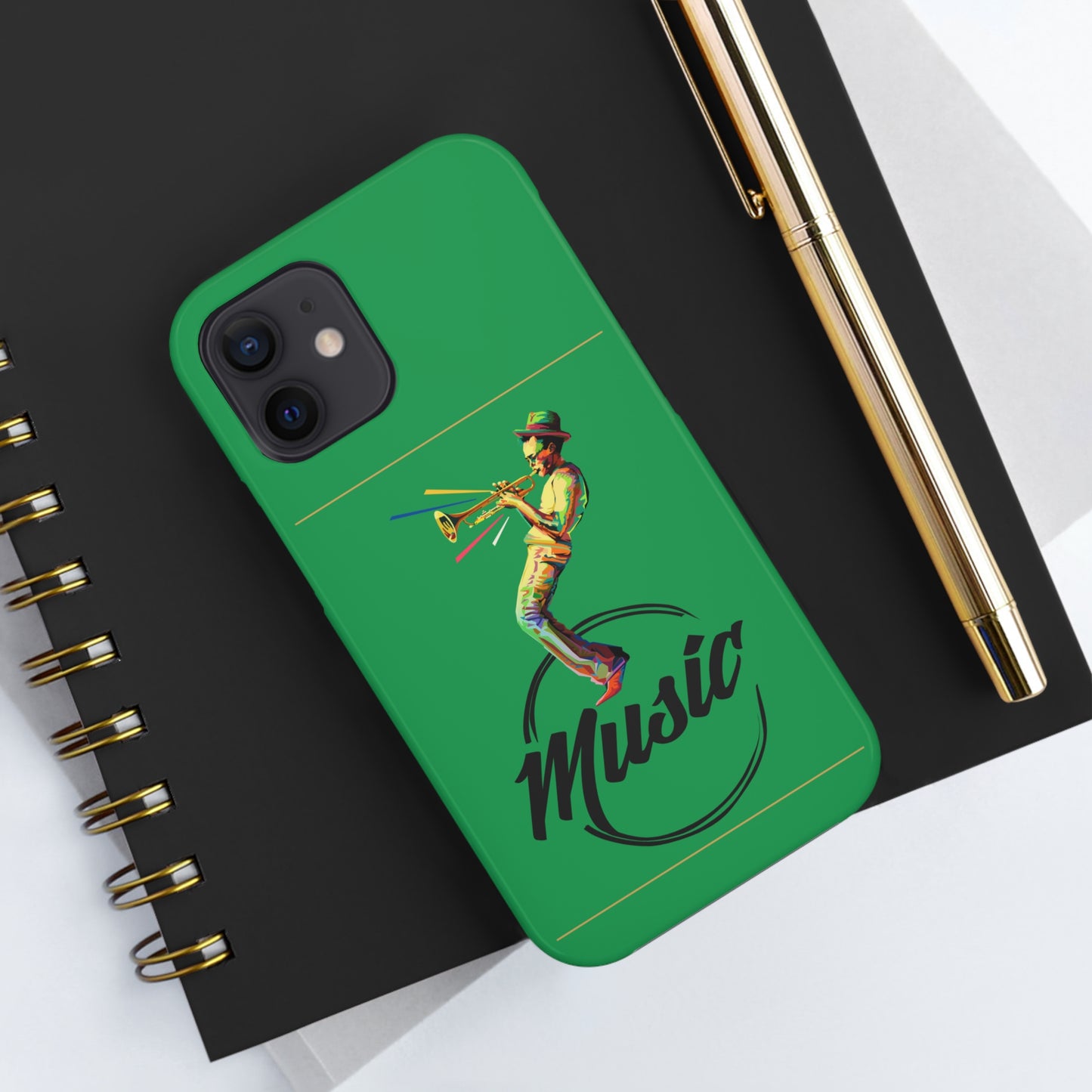 Festive Trumpet Man | Mostly iPhone Cases | MIC