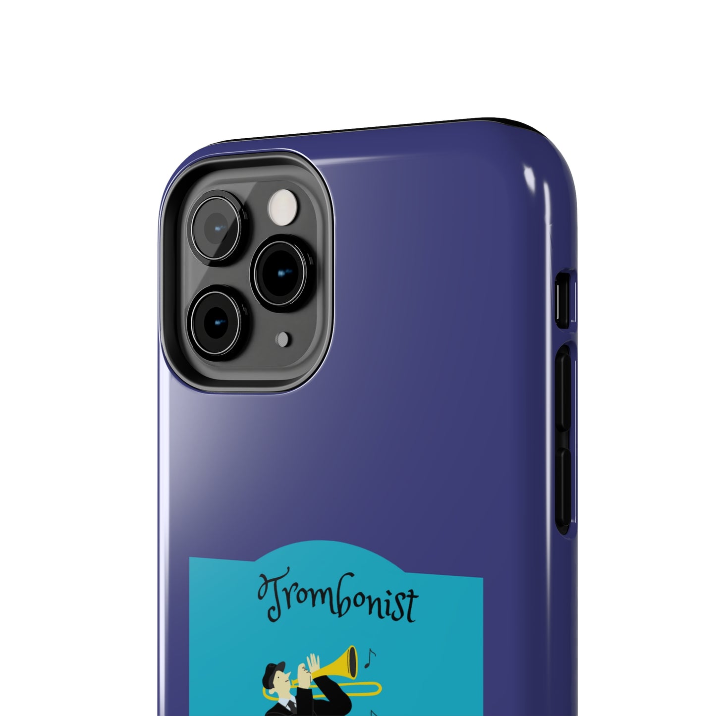 Blue Trombone Man | Mostly iPhone Cases | MIC