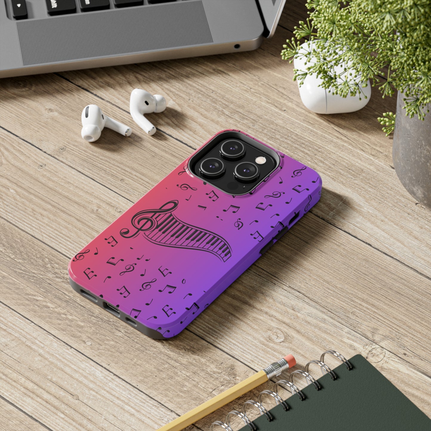 Piano Keyboard on Music Notes & Clefs | Mostly iPhone Cases | MIC