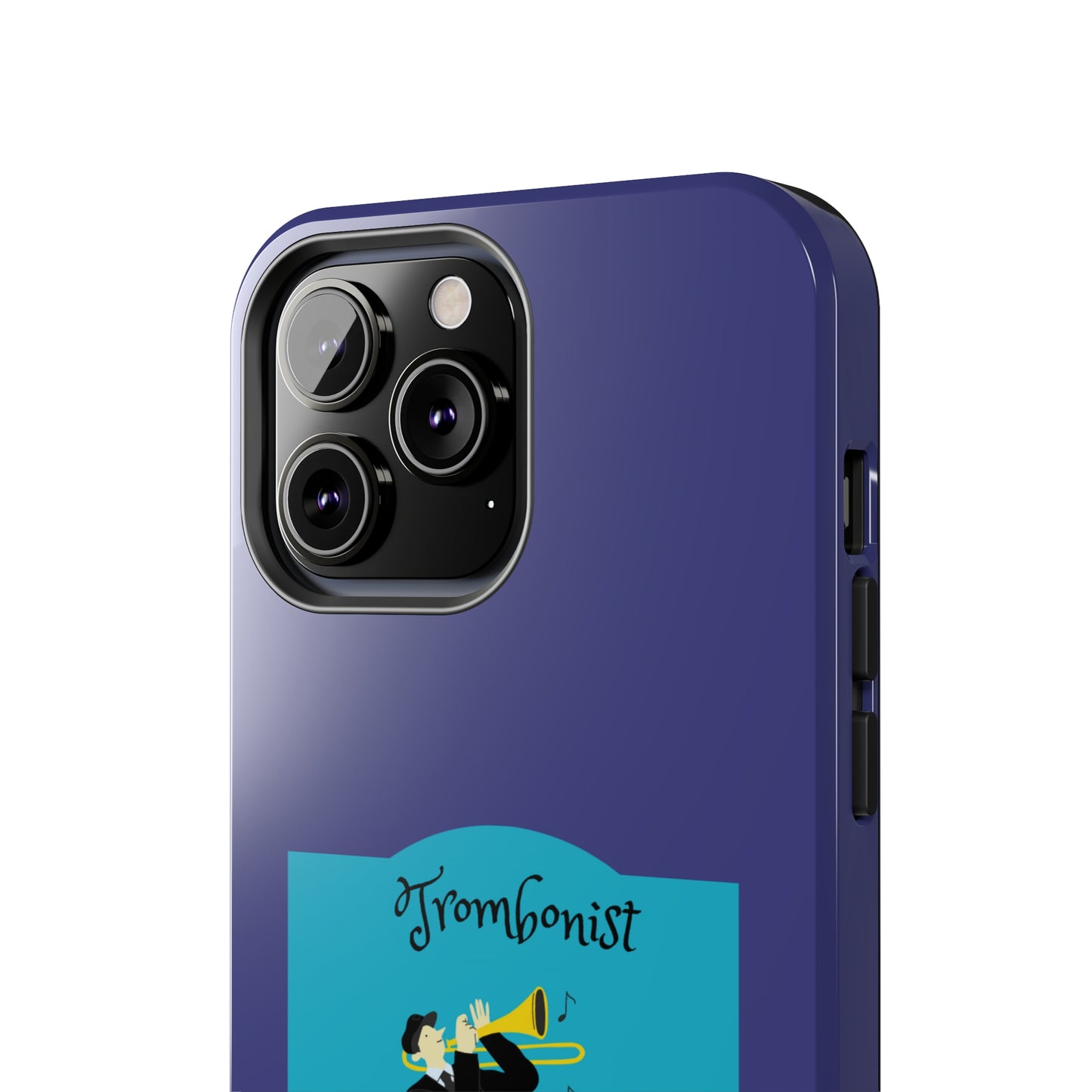 Blue Trombone Man | Mostly iPhone Cases | MIC