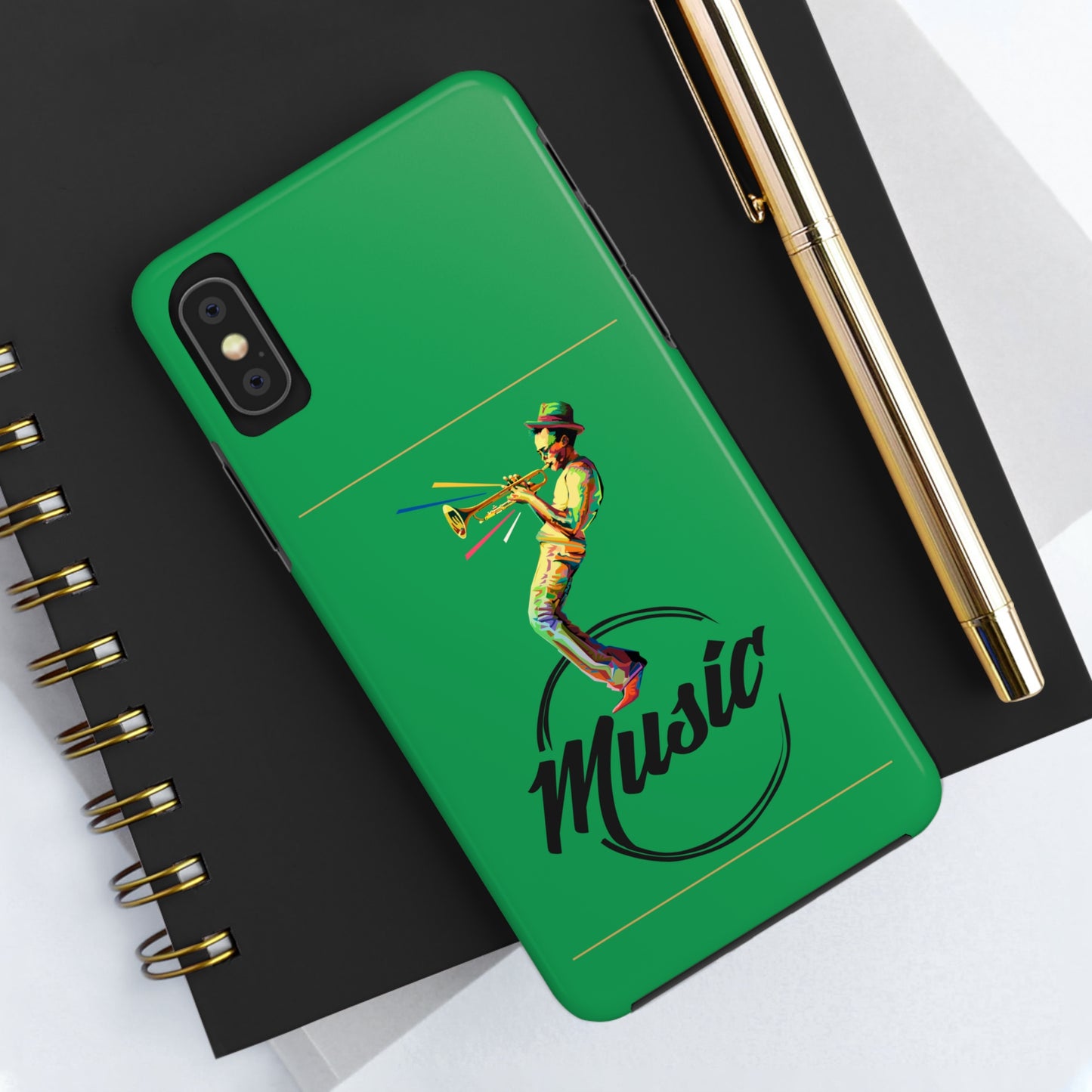 Festive Trumpet Man | Mostly iPhone Cases | MIC