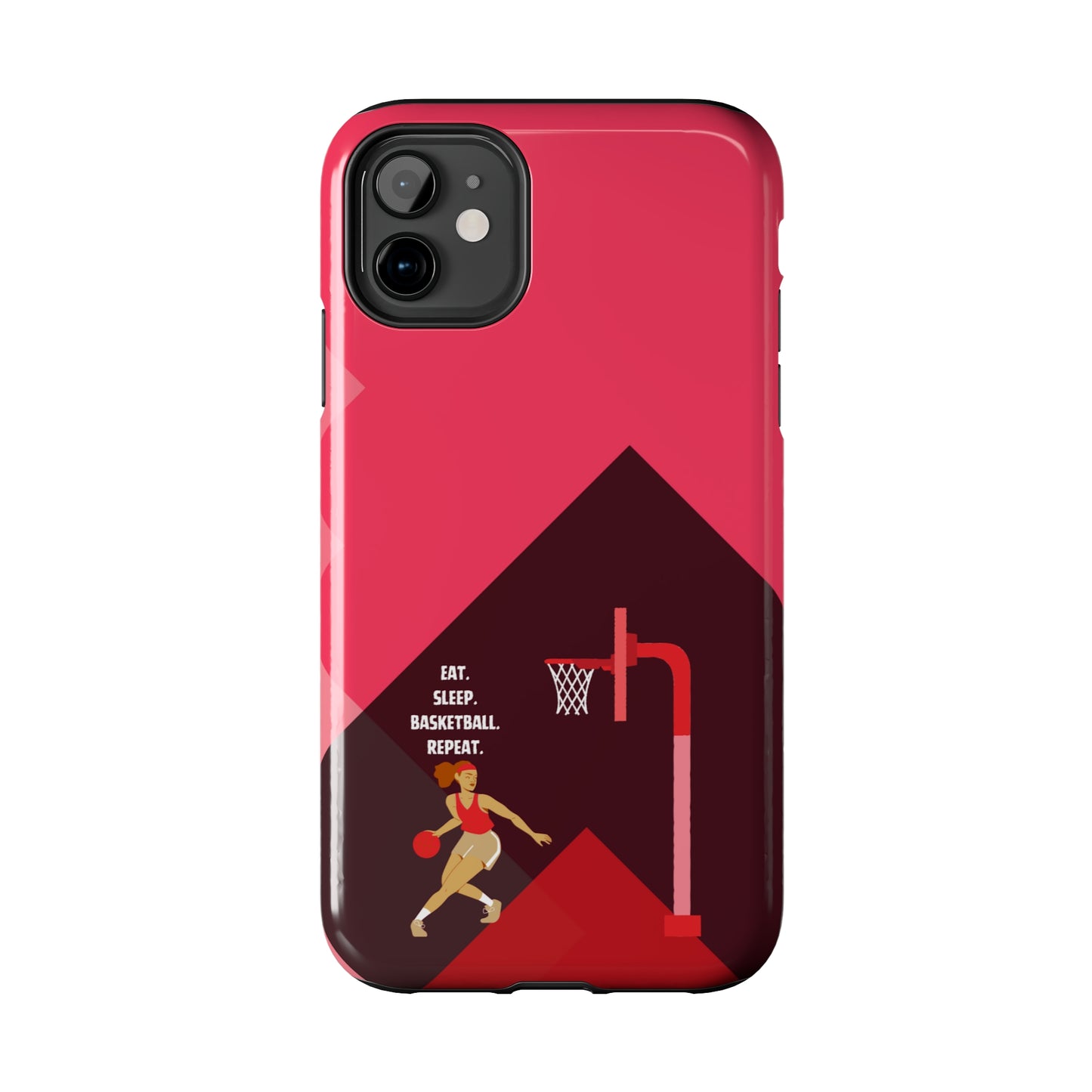 Red Basketball Girl | Mostly iPhone Cases | MIC