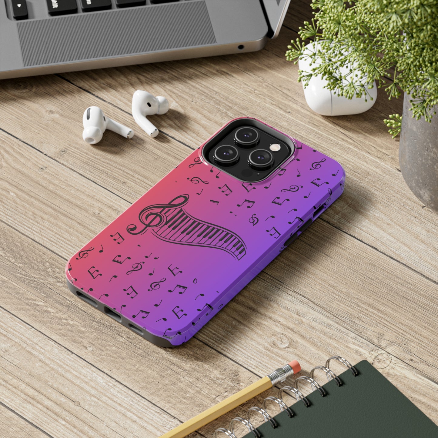 Piano Keyboard on Music Notes & Clefs | Mostly iPhone Cases | MIC