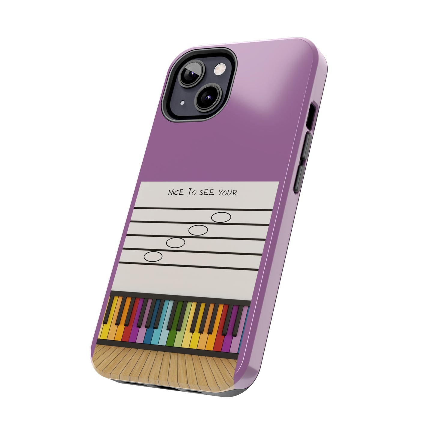 Purple Nice To See Your Face | Mostly iPhone Cases | MIC