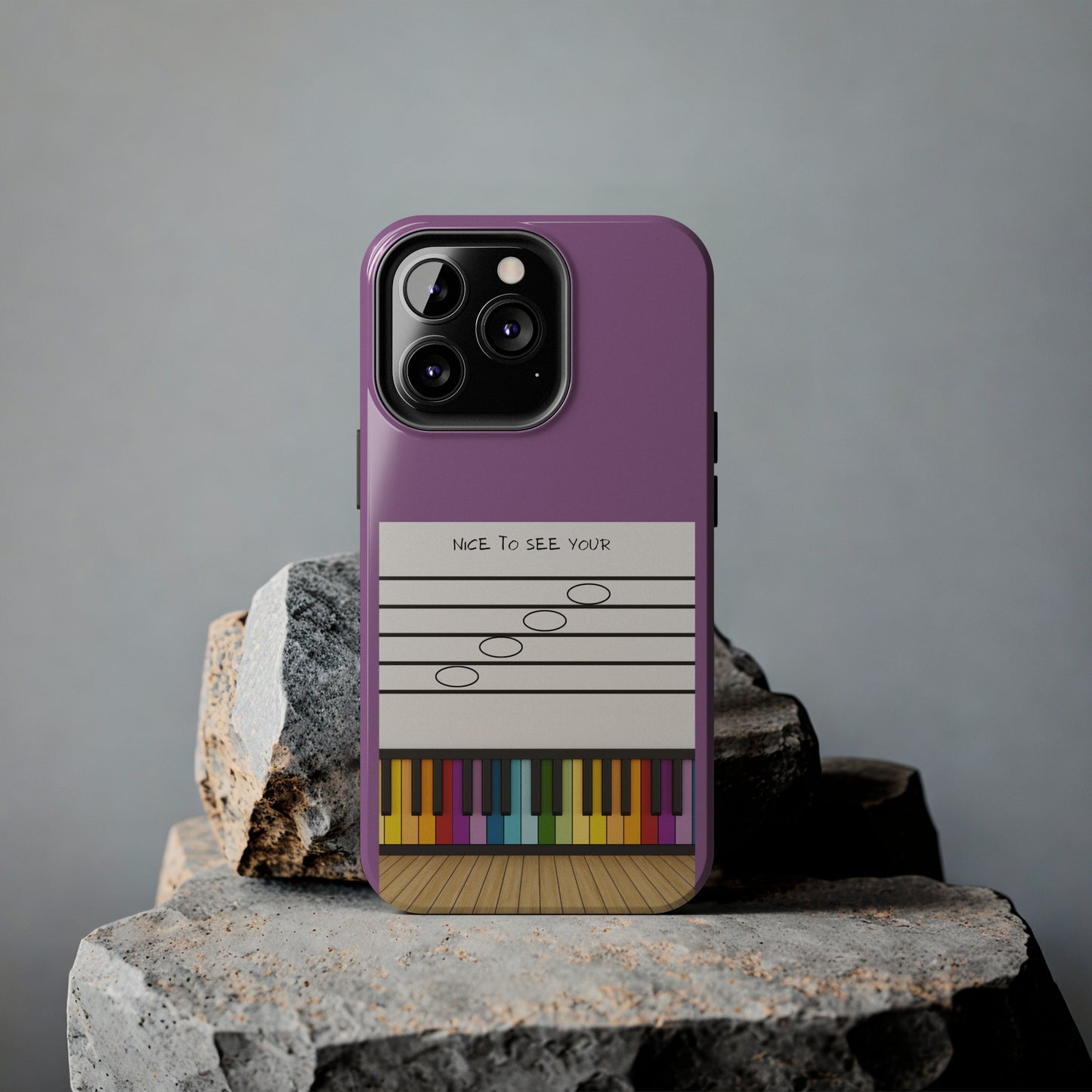 Purple Nice To See Your Face | Mostly iPhone Cases | MIC