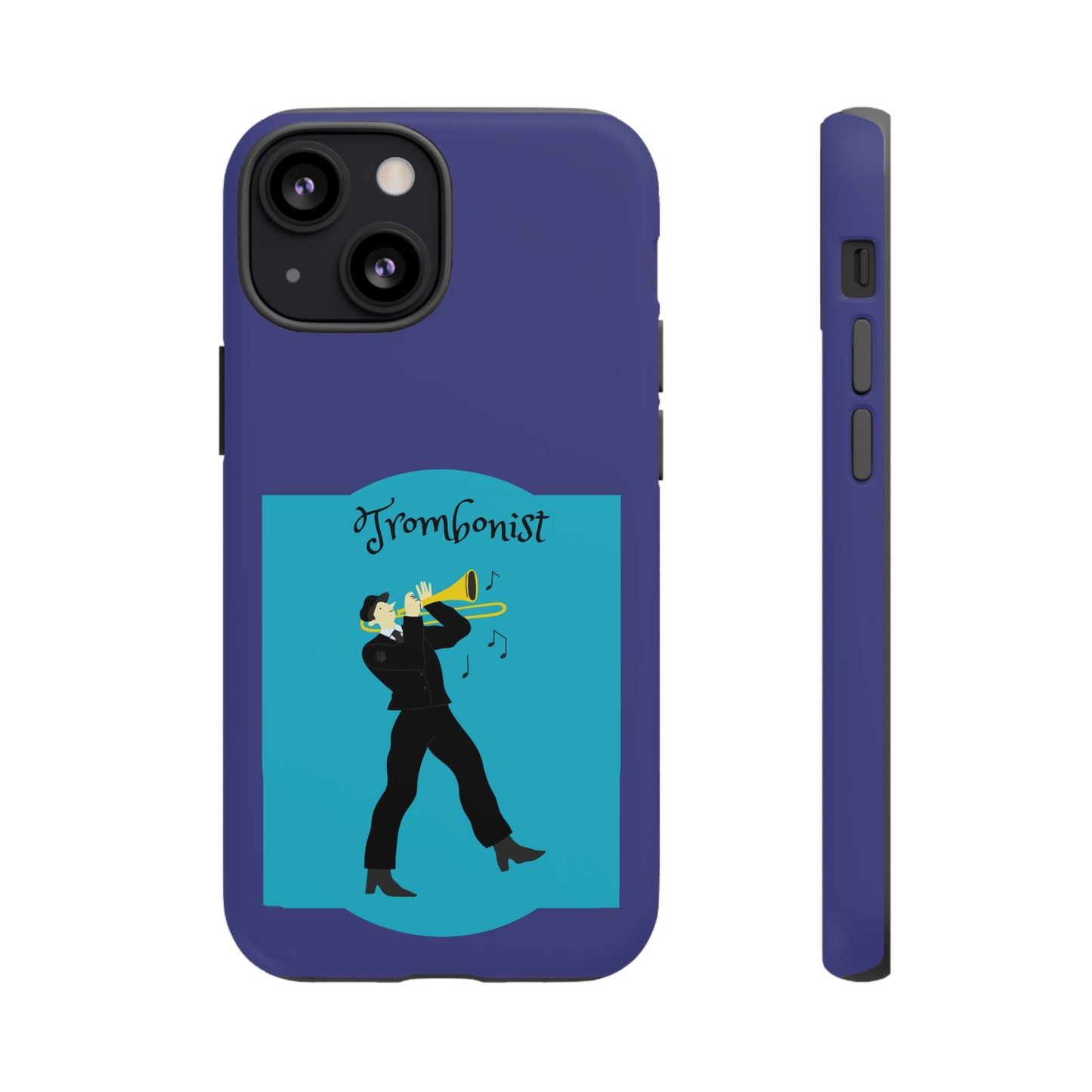 Blue Trombone Man | Mostly Android Cases | MAC