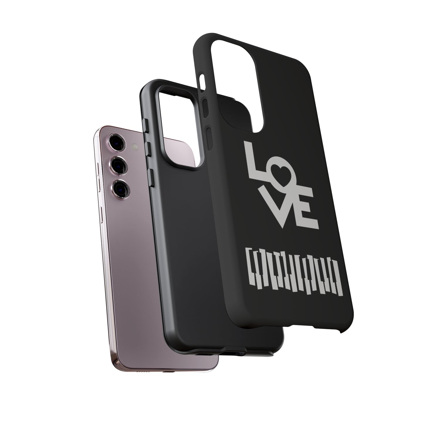 Black Piano Love | Mostly Android Cases | MAC