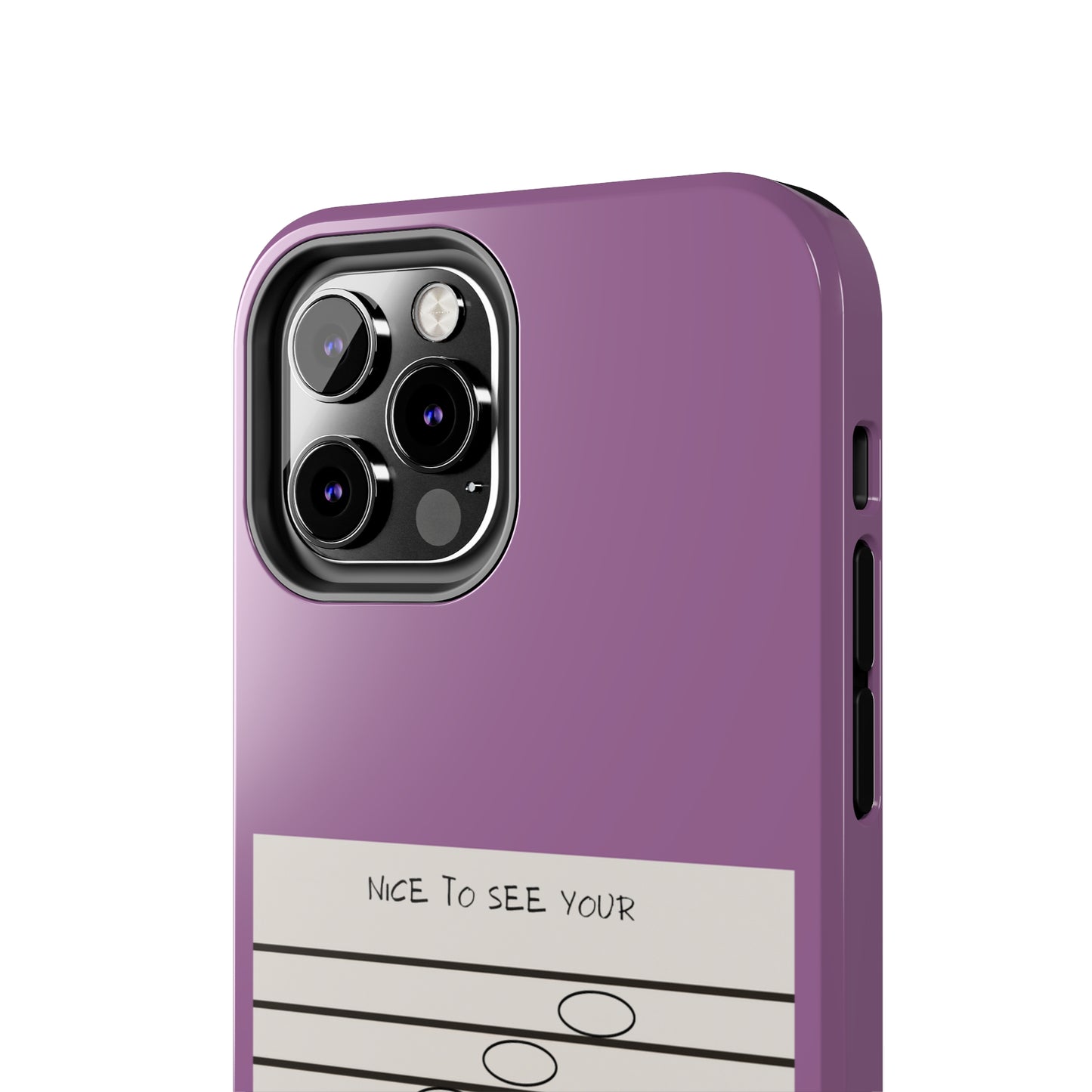 Purple Nice To See Your Face | Mostly iPhone Cases | MIC