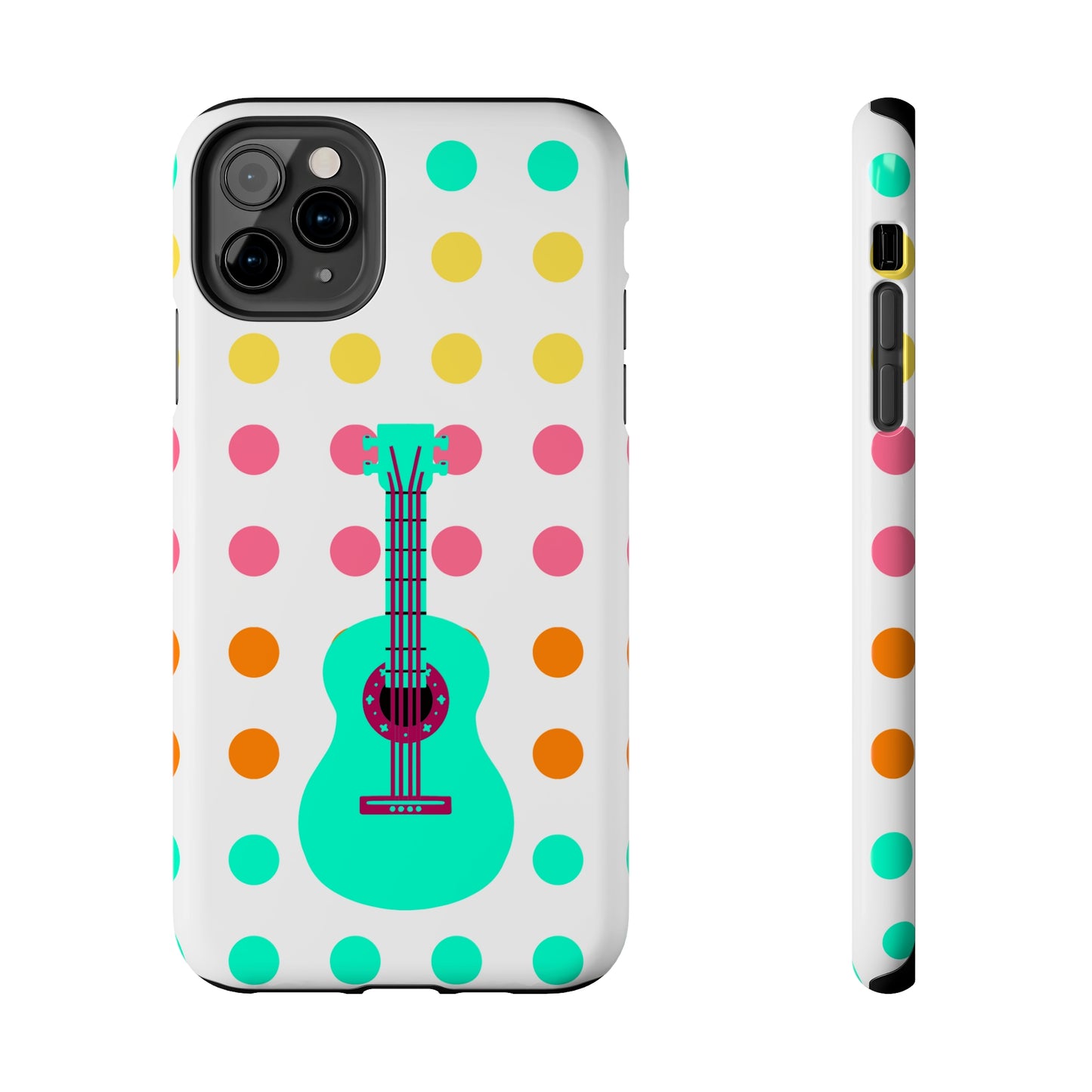 Guitar on Candy Buttons | Mostly iPhone Cases | MIC