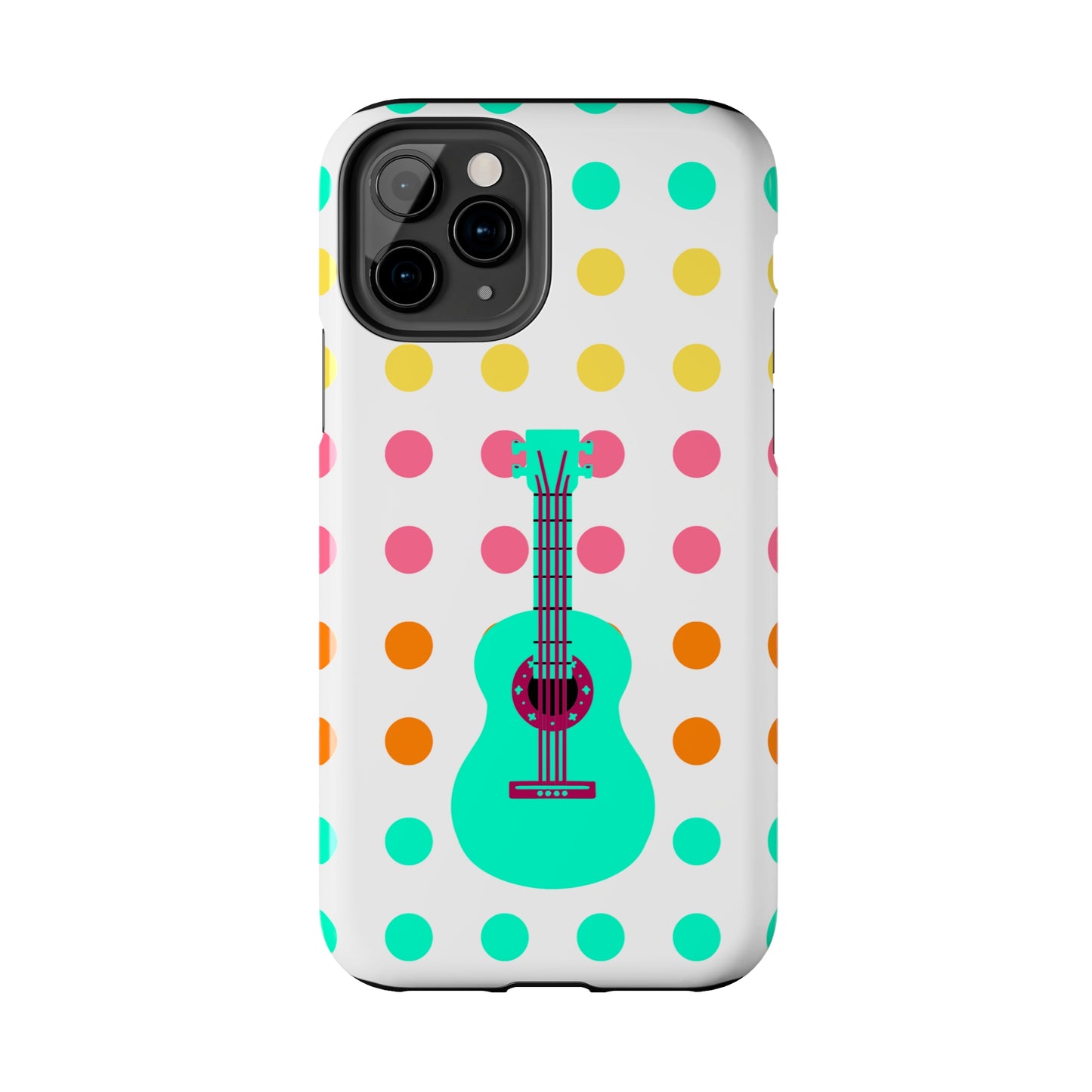 Guitar on Candy Buttons | Mostly iPhone Cases | MIC