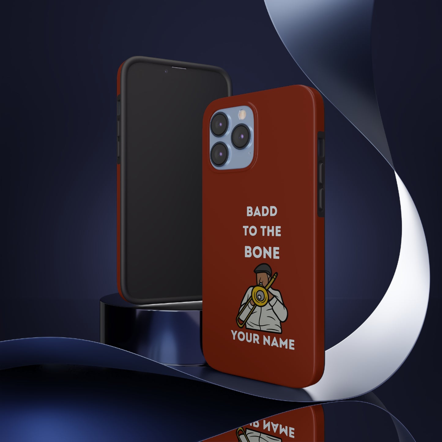 Badd to the Bone Trombone Man Phone Case | Mostly iPhone Cases | MIC