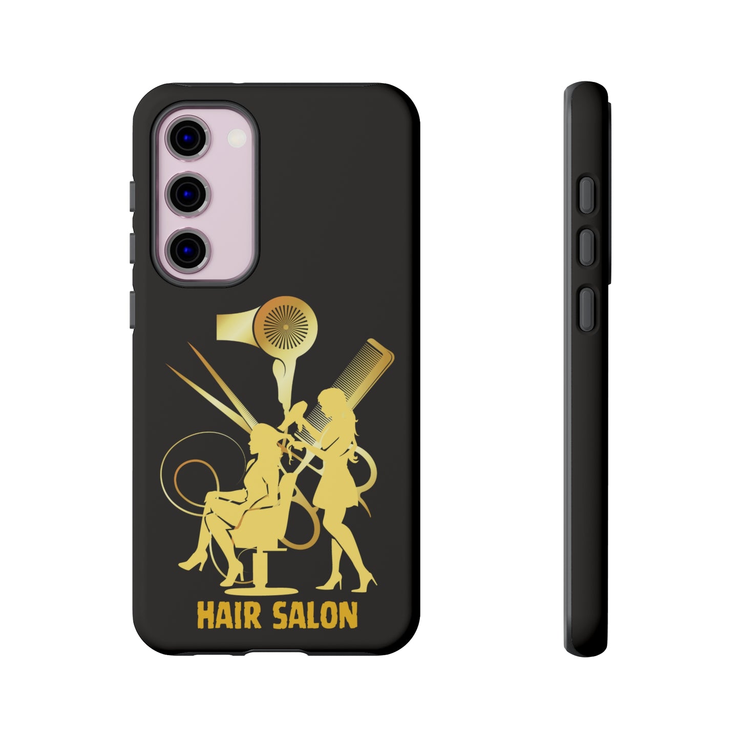 Black and Gold Hair Salon | Mostly Android Phone Cases | MAC