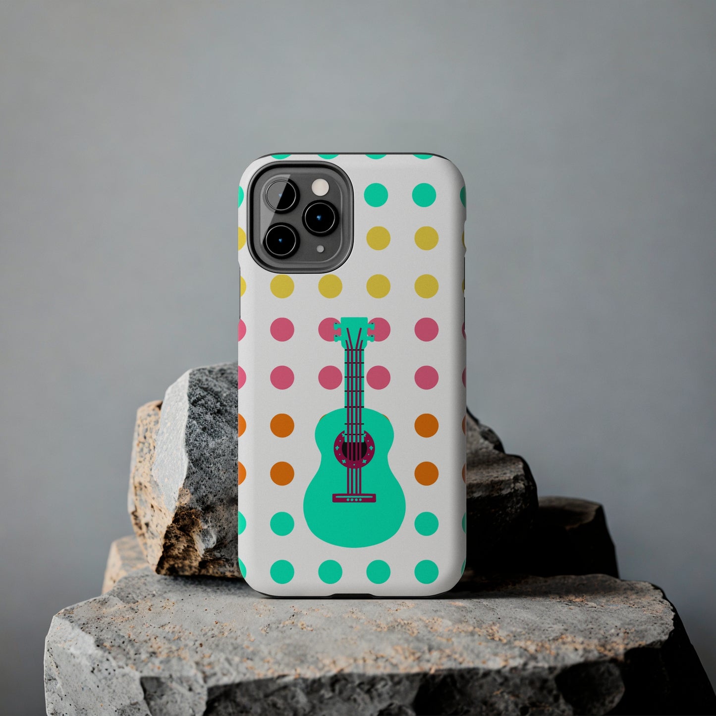 Guitar on Candy Buttons | Mostly iPhone Cases | MIC