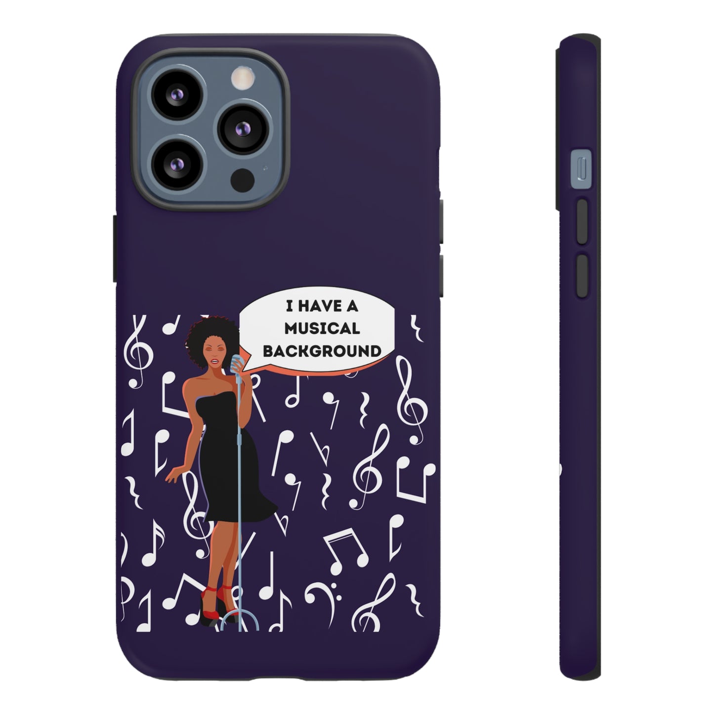 Lady Singer With Musical Background | Mostly Android Cases | MAC