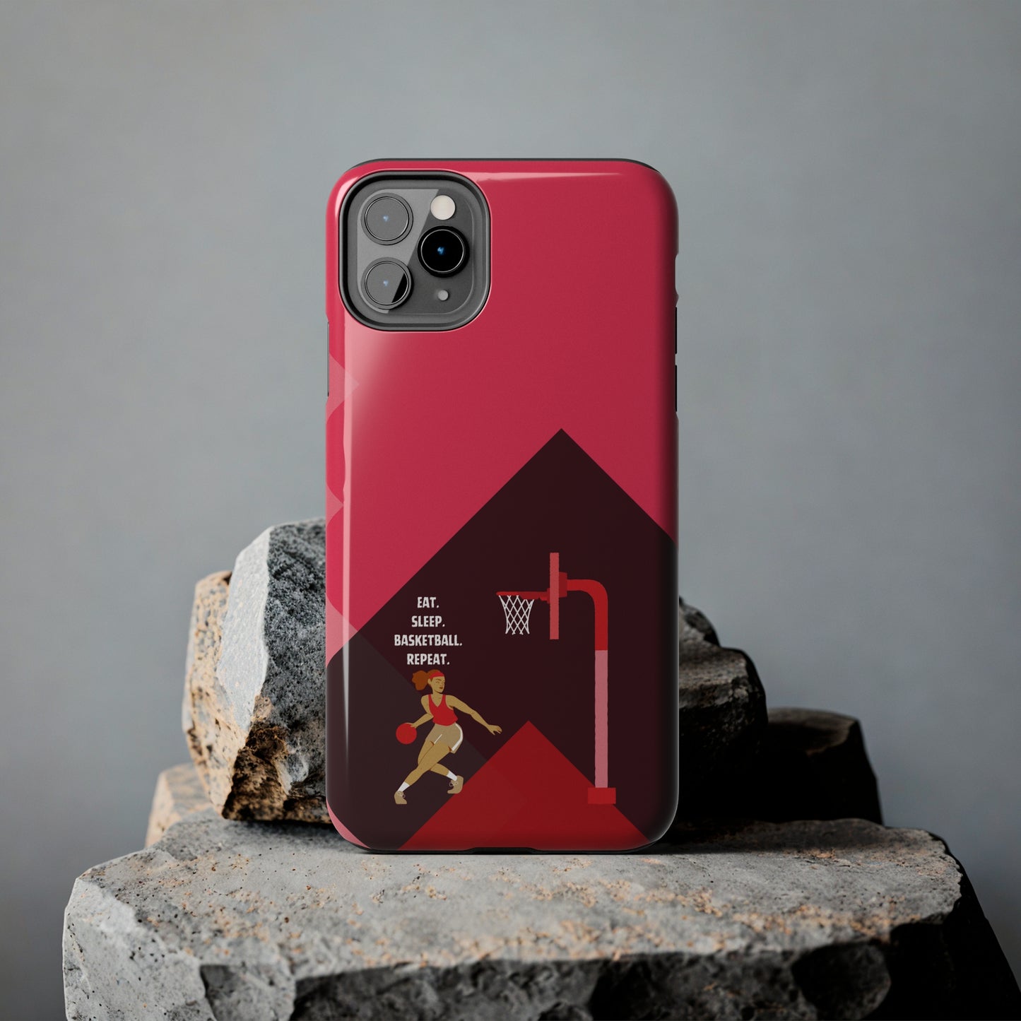 Red Basketball Girl | Mostly iPhone Cases | MIC