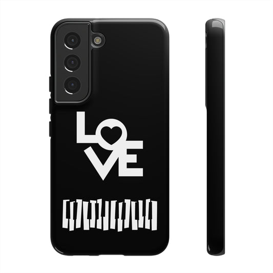 Black Piano Love | Mostly Android Cases | MAC