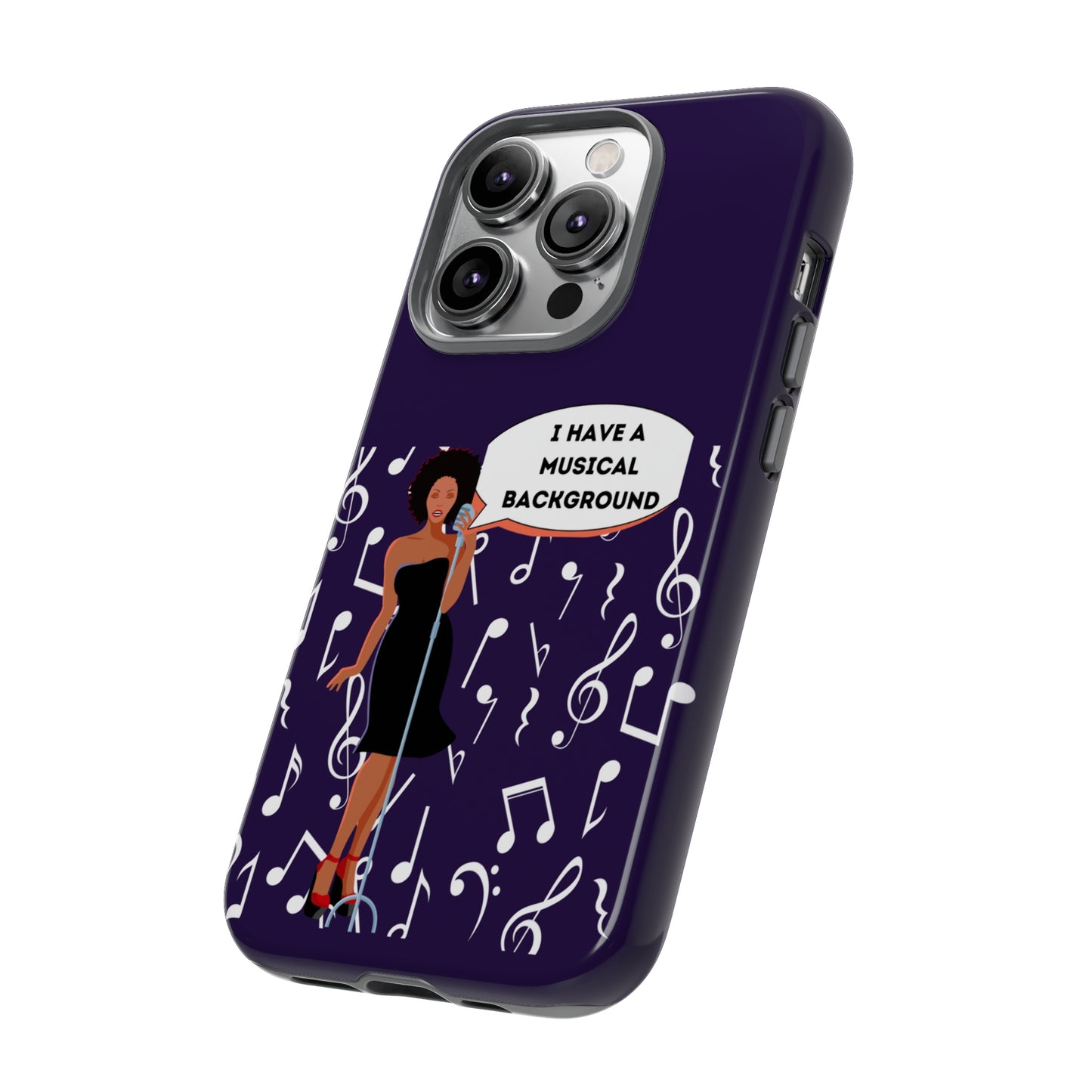 Lady Singer With Musical Background | Mostly Android Cases | MAC