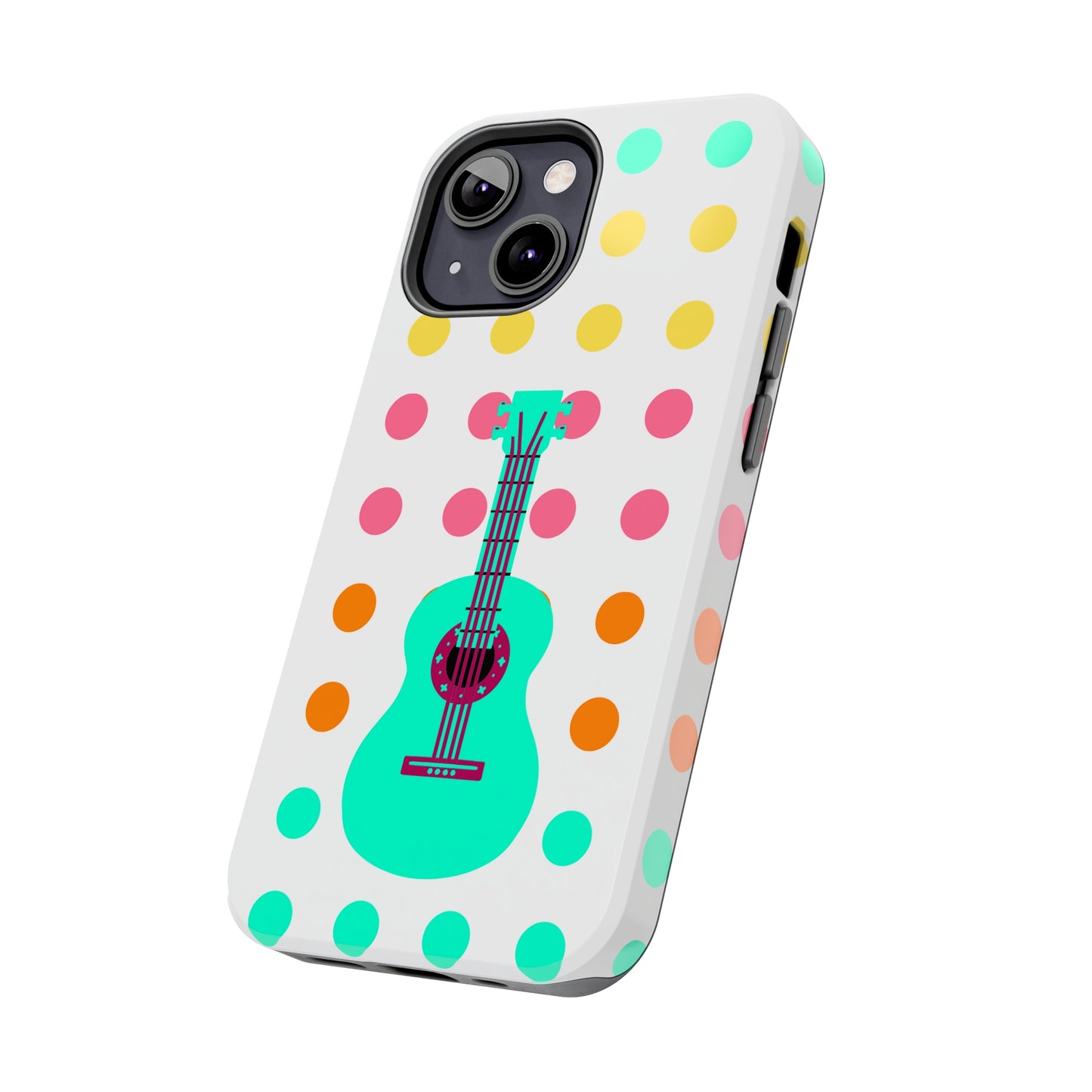 Guitar on Candy Buttons | Mostly iPhone Cases | MIC