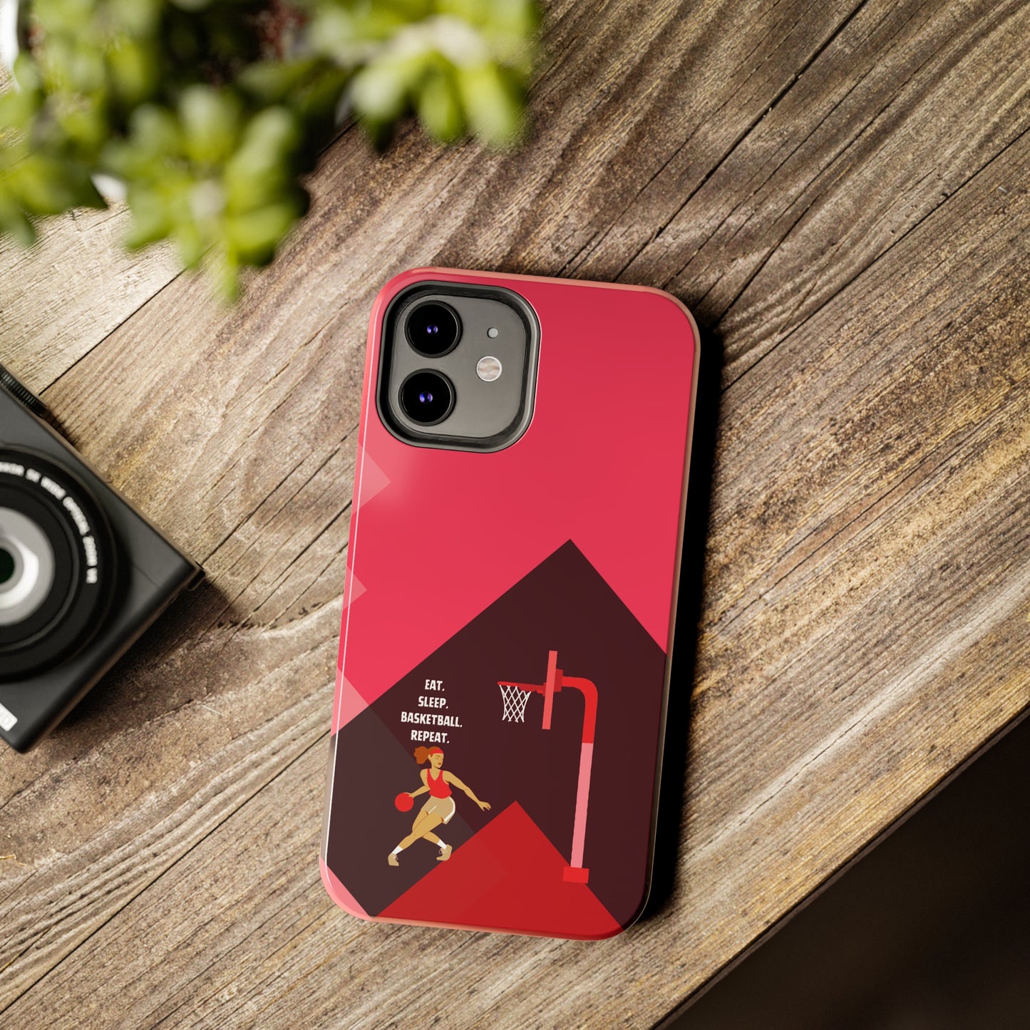 Red Basketball Girl | Mostly iPhone Cases | MIC