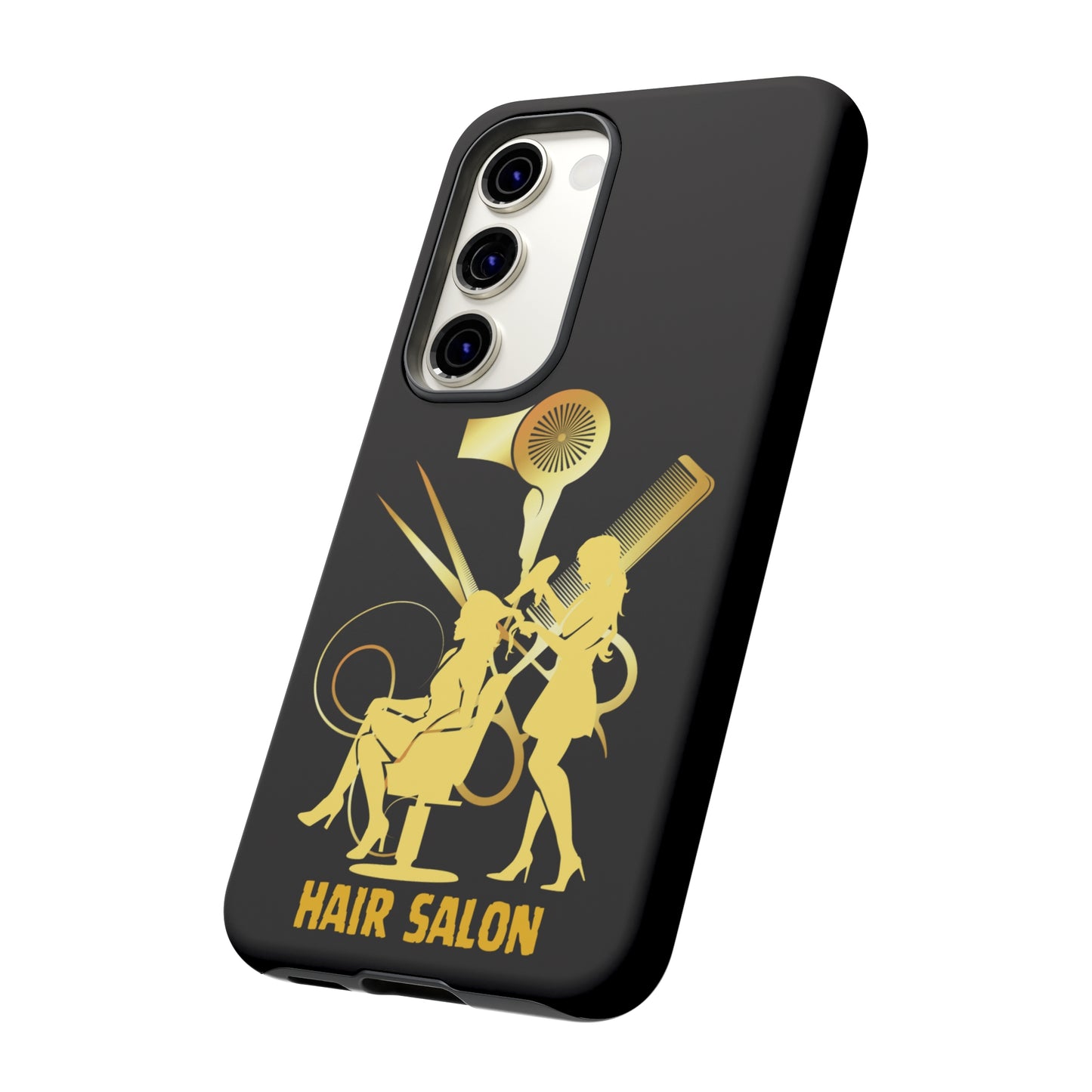 Black and Gold Hair Salon | Mostly Android Phone Cases | MAC