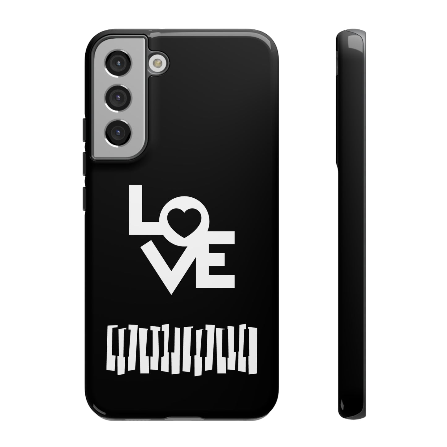 Black Piano Love | Mostly Android Cases | MAC