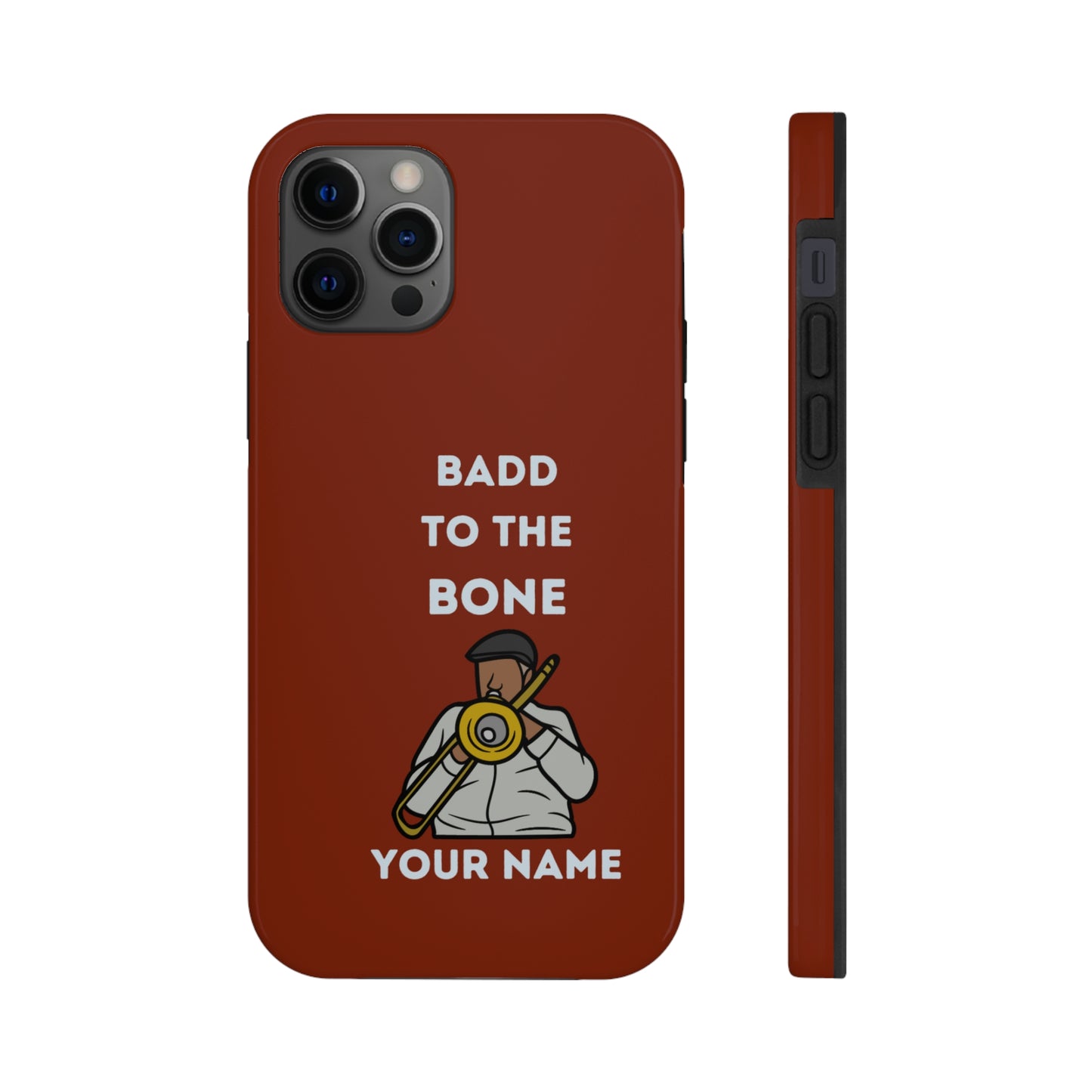 Badd to the Bone Trombone Man Phone Case | Mostly iPhone Cases | MIC