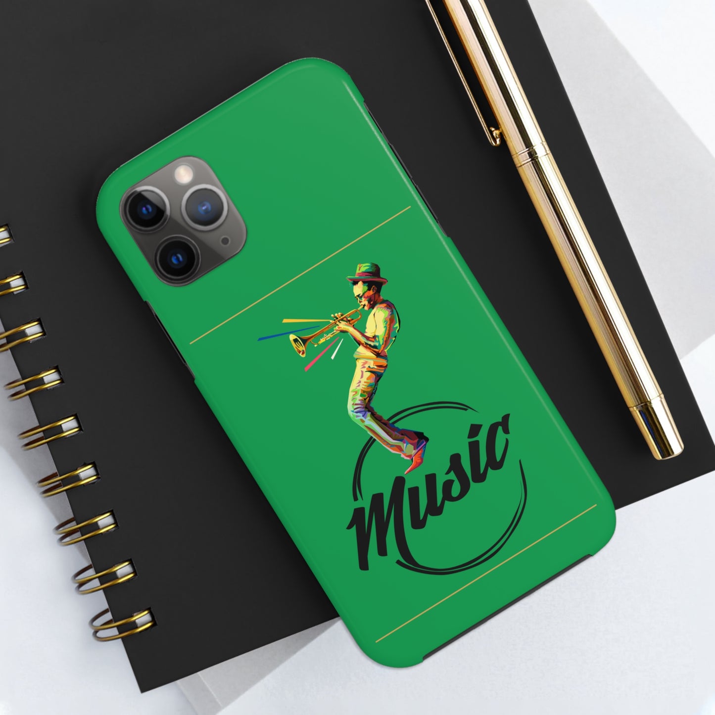 Festive Trumpet Man | Mostly iPhone Cases | MIC