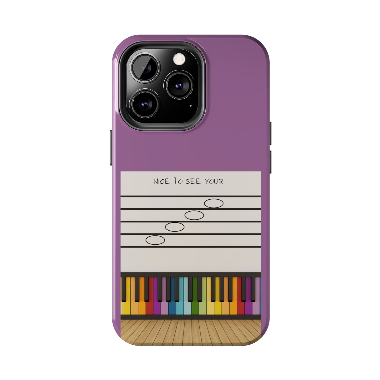 Purple Nice To See Your Face | Mostly iPhone Cases | MIC