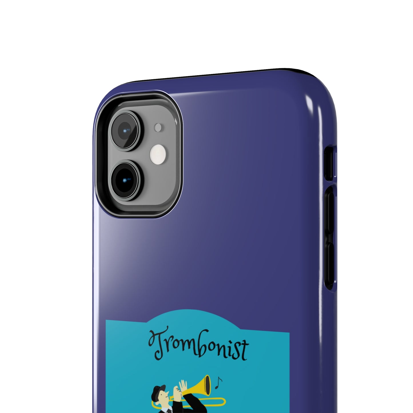 Blue Trombone Man | Mostly iPhone Cases | MIC