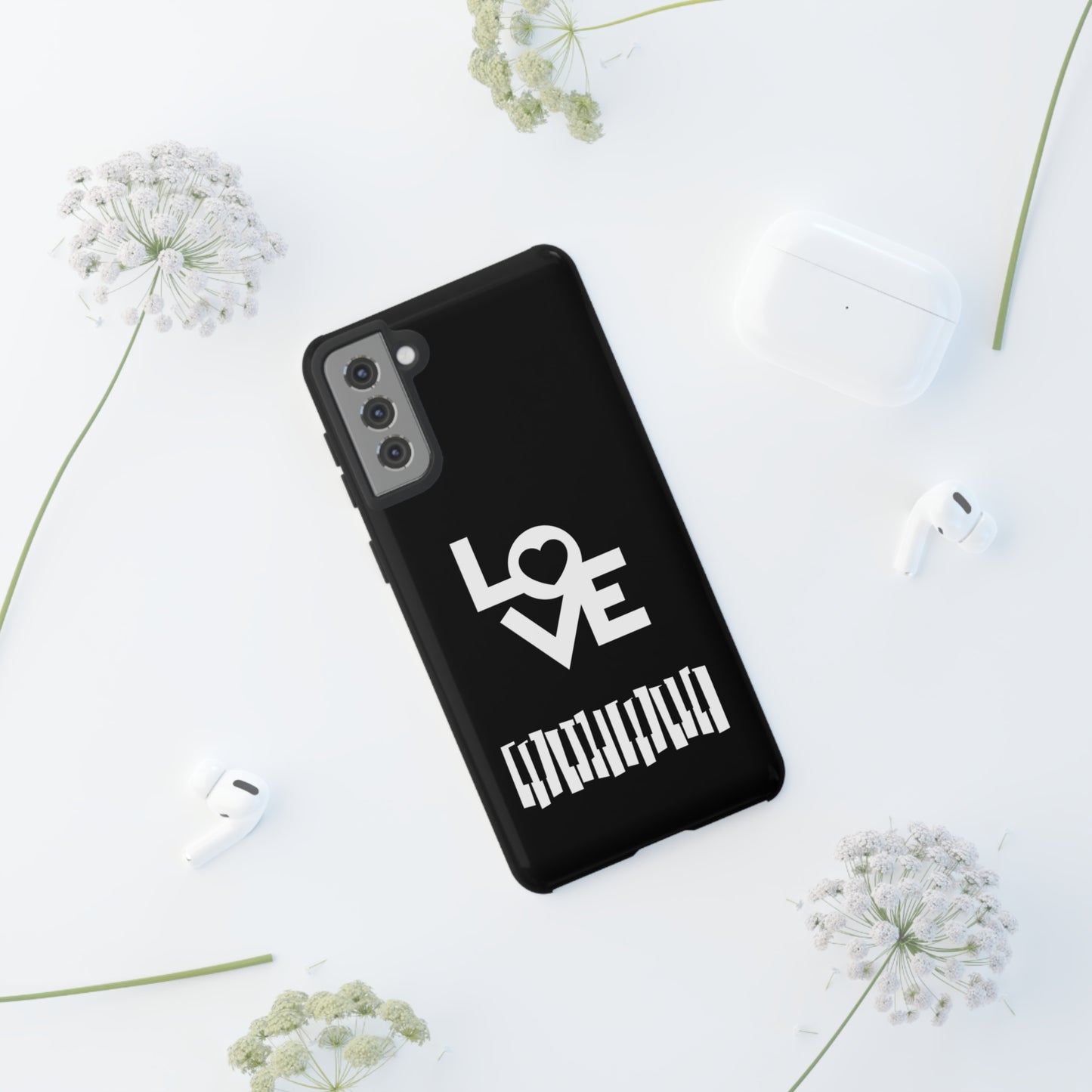 Black Piano Love | Mostly Android Cases | MAC