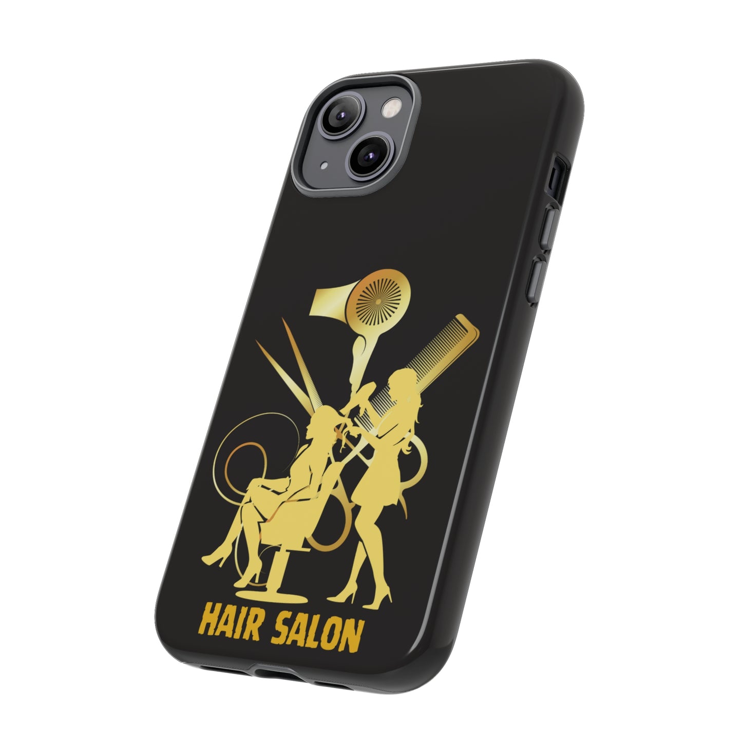 Black and Gold Hair Salon | Mostly Android Phone Cases | MAC