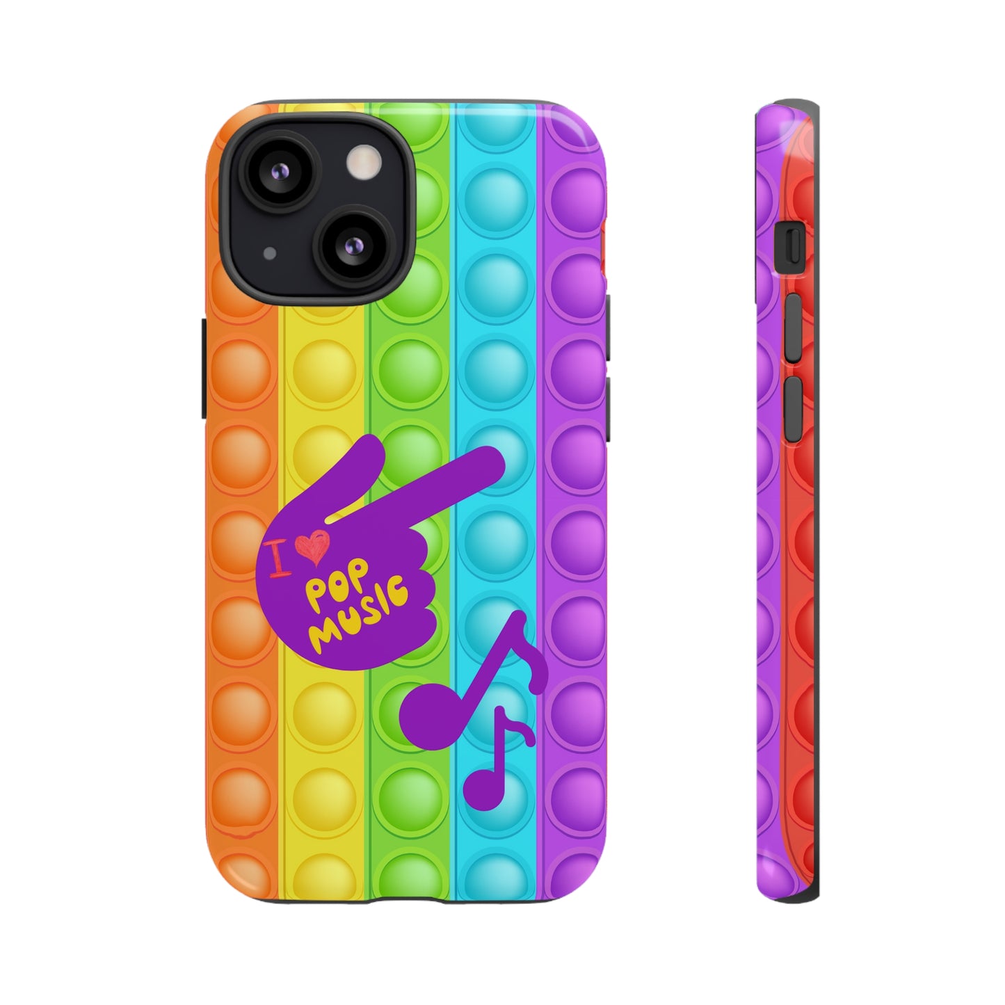 I Love Pop Music | Mostly Android Cases | MAC (not an actual pop it game)