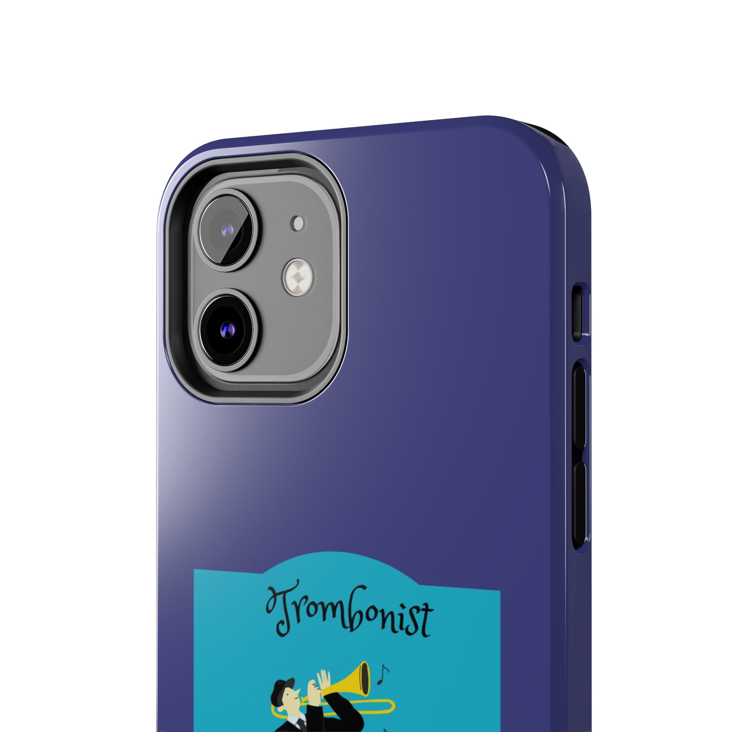 Blue Trombone Man | Mostly iPhone Cases | MIC