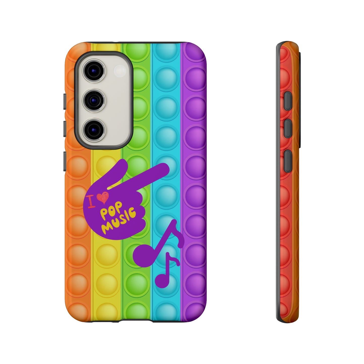 I Love Pop Music | Mostly Android Cases | MAC (not an actual pop it game)